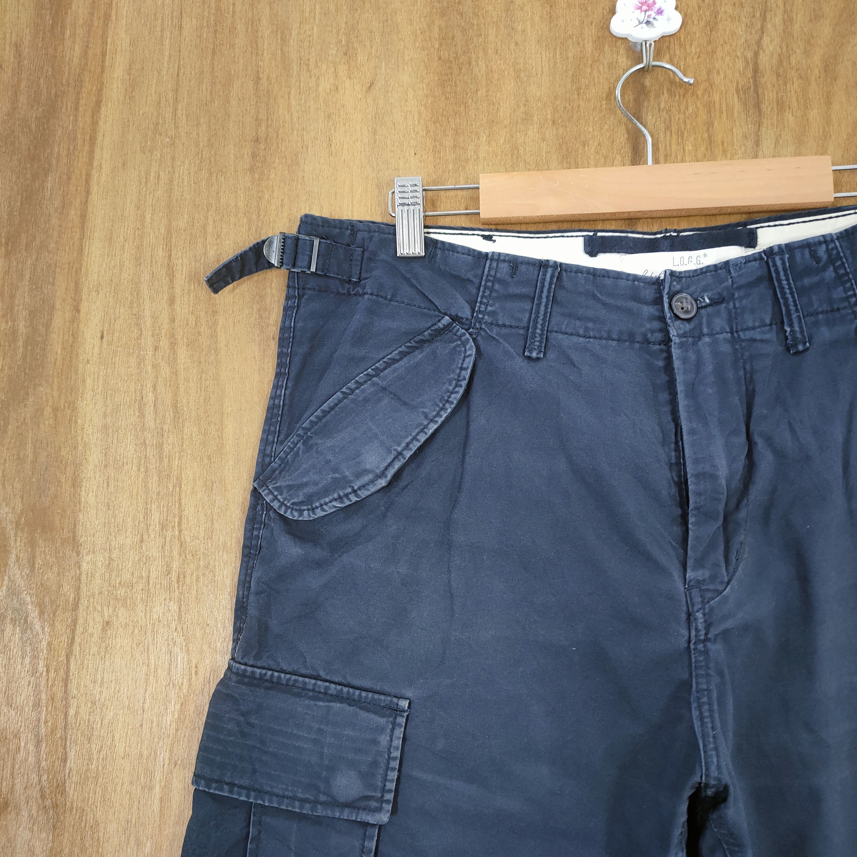Japanese Brand LOGG FADED CARGO PANTS Size US 34 / EU 50 - 5 Thumbnail