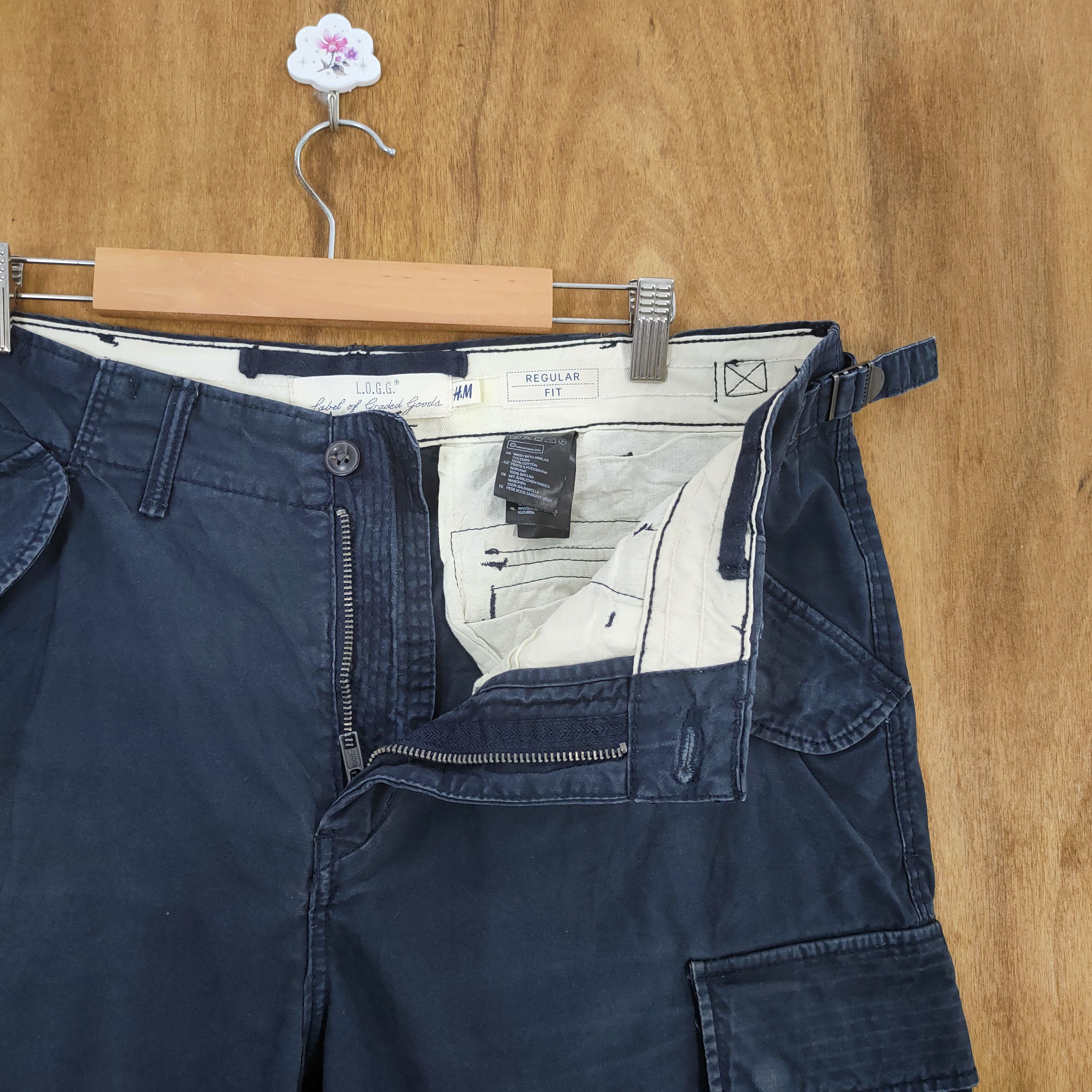 Japanese Brand LOGG FADED CARGO PANTS Size US 34 / EU 50 - 12 Thumbnail