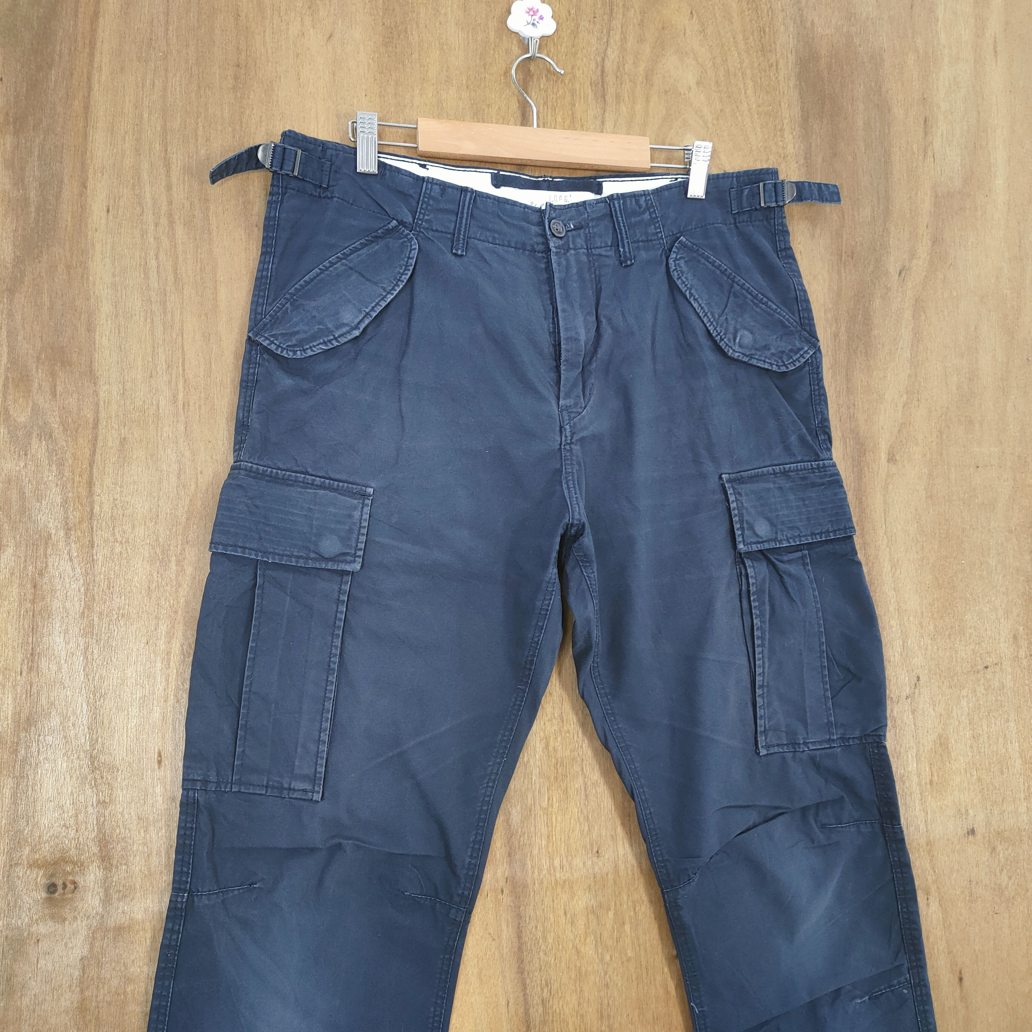 Japanese Brand LOGG FADED CARGO PANTS Size US 34 / EU 50 - 4 Thumbnail