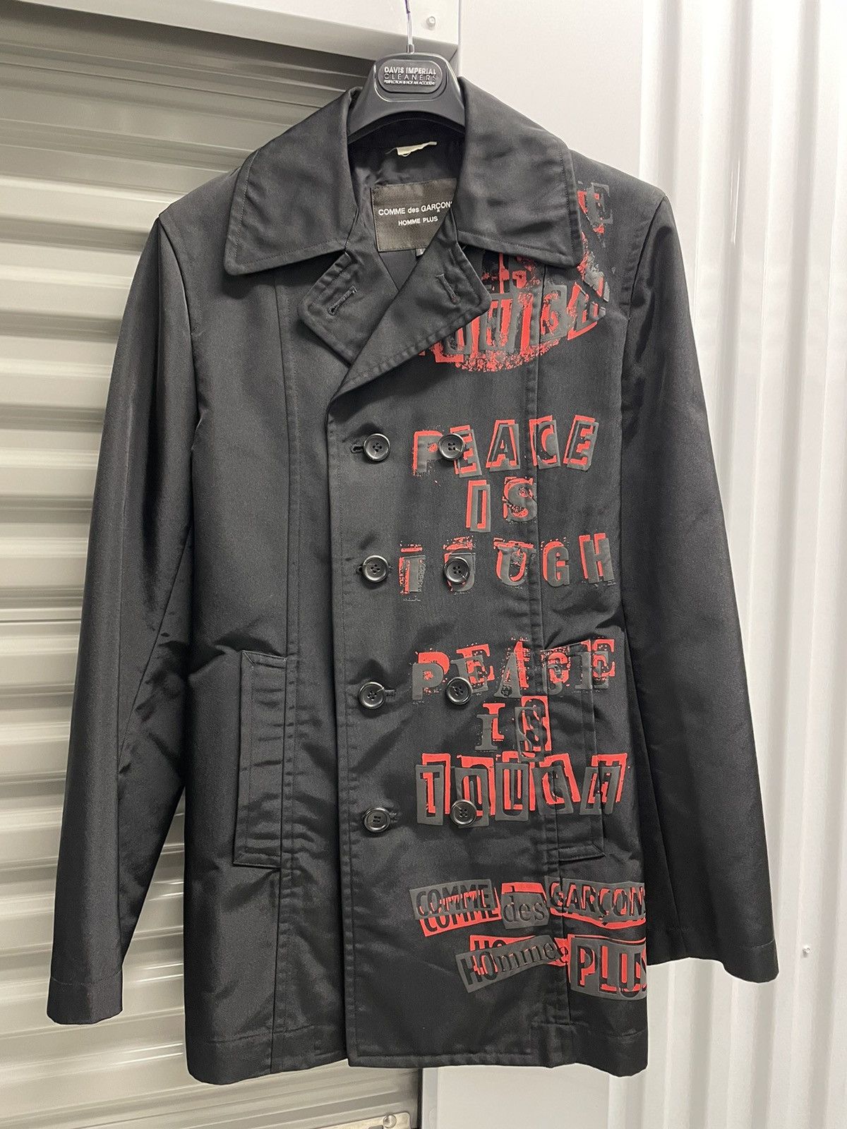 Comme des Garcons × Comme des Garcons Homme Plus Comme FW08 “Peace is Tough” Nylon Jacket Size US L / EU 52-54 / 3 - 1 Thumbnail