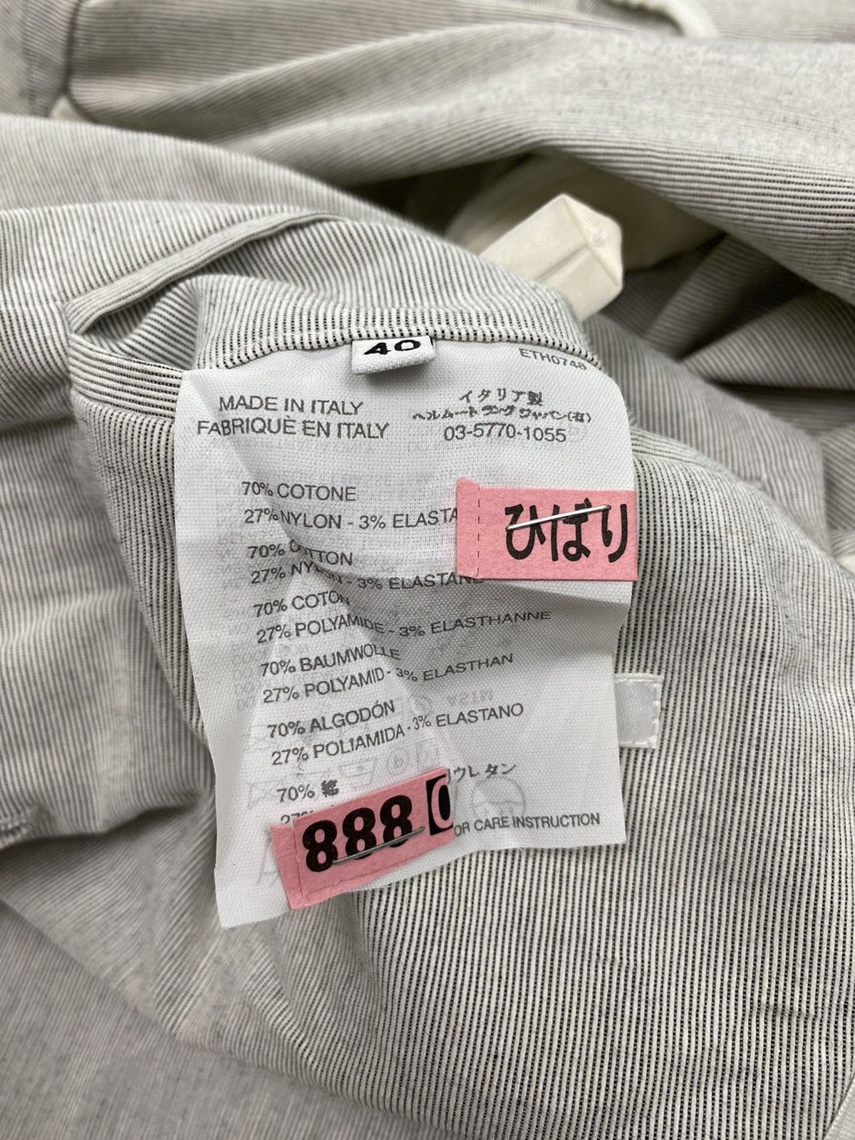 Helmut Lang Helmut Lang Pinstripes Coat Size S / US 4 / IT 40 - 12 Thumbnail
