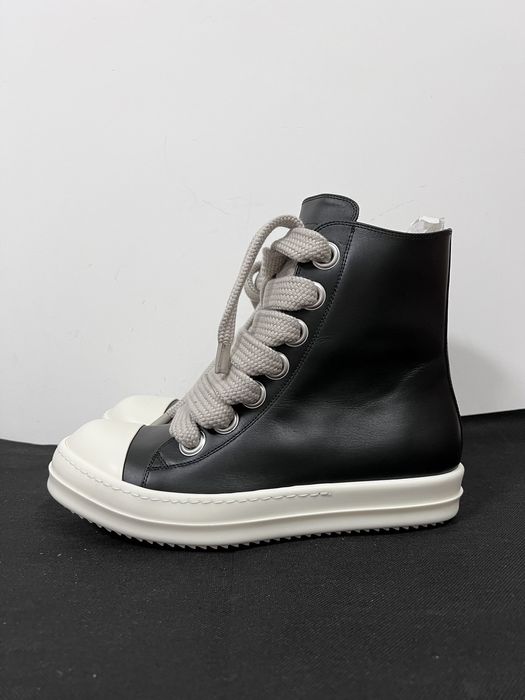 Rick Owens Rick Owens SS23 EDFU Leather Jumbo Laces Sneakers New 42 ...