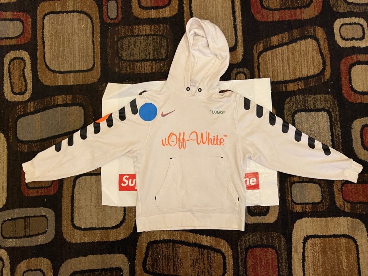 image of Virgil Abloh Off-White Nike Mercurial Hoodie Size Medium, Men's