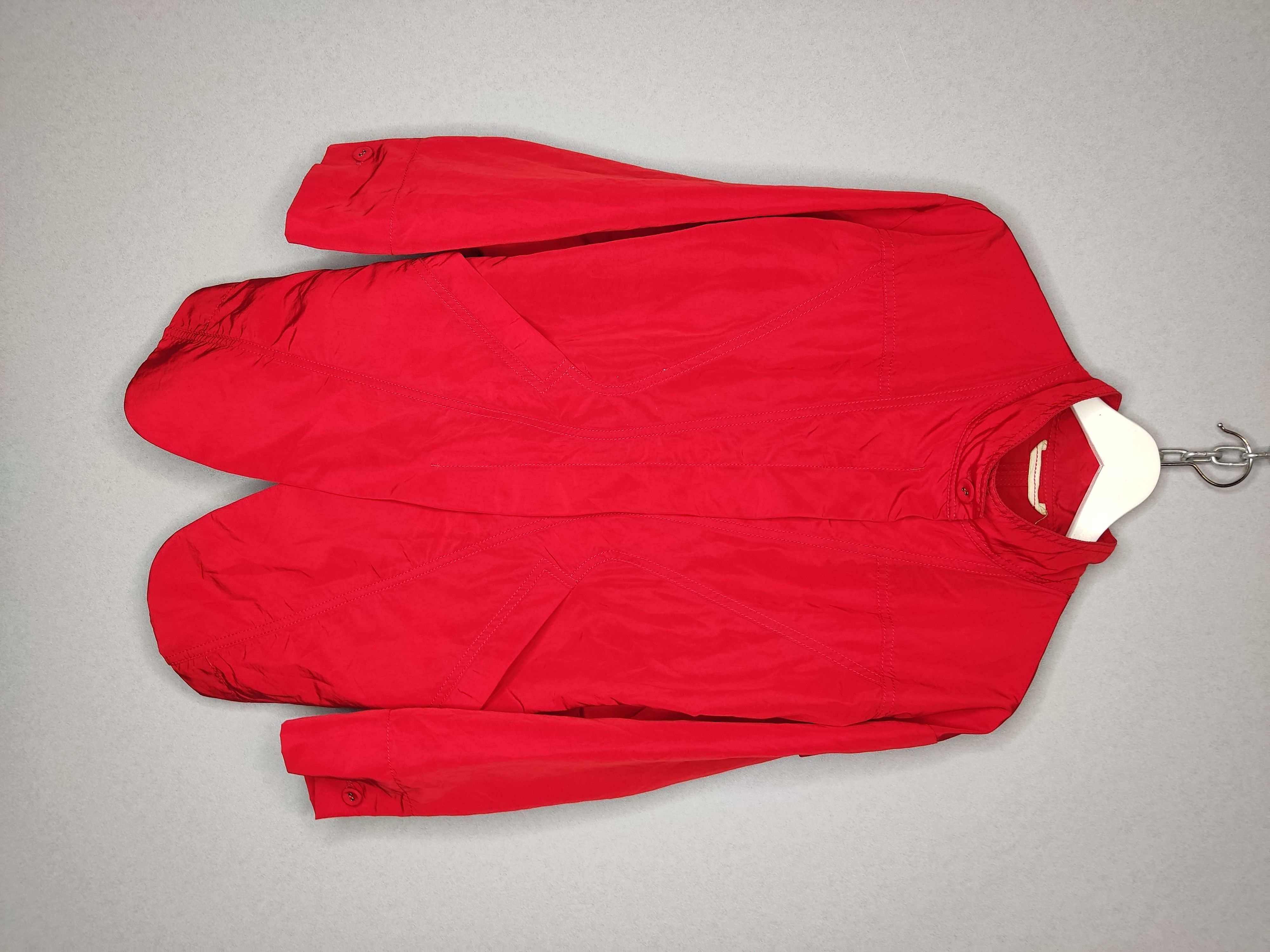 image of Italian Designers Im Isola Marras Nylon Metal Luxury Jacket Italy in Red, Women's (Size Small)