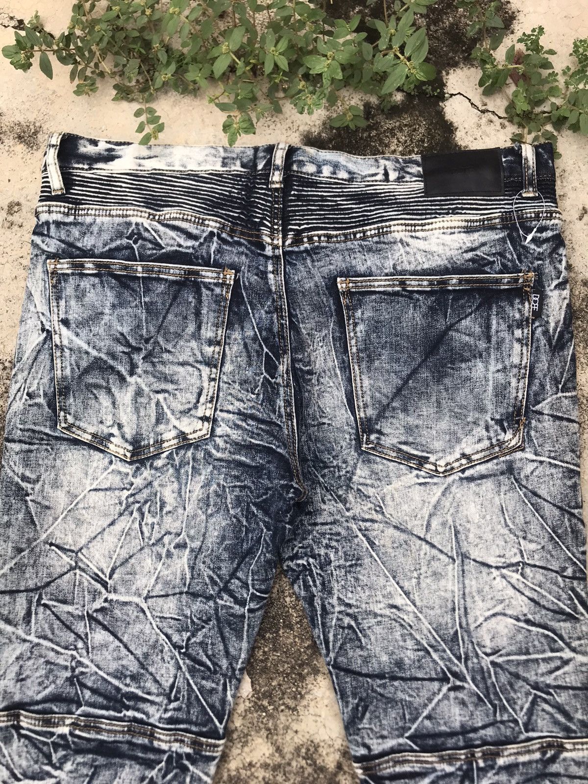 Japanese Brand Dope Acid Wash Design Rider Pant Size US 38 / EU 54 - 5 Thumbnail