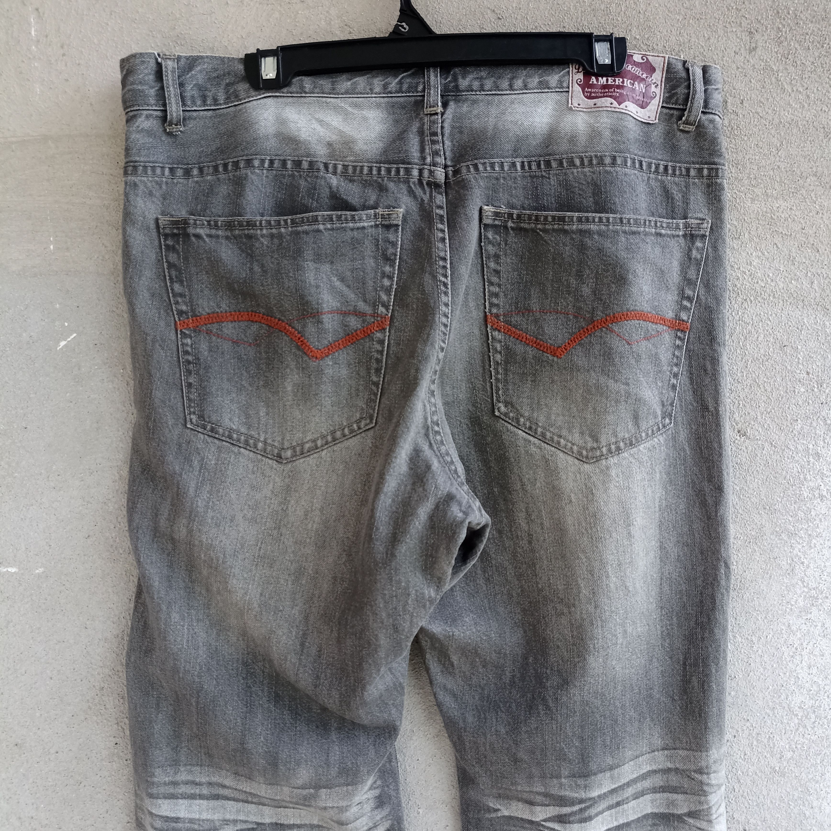 Japanese Brand Faded Amore Pure Black Jeans Pant Size US 37 - 9 Thumbnail