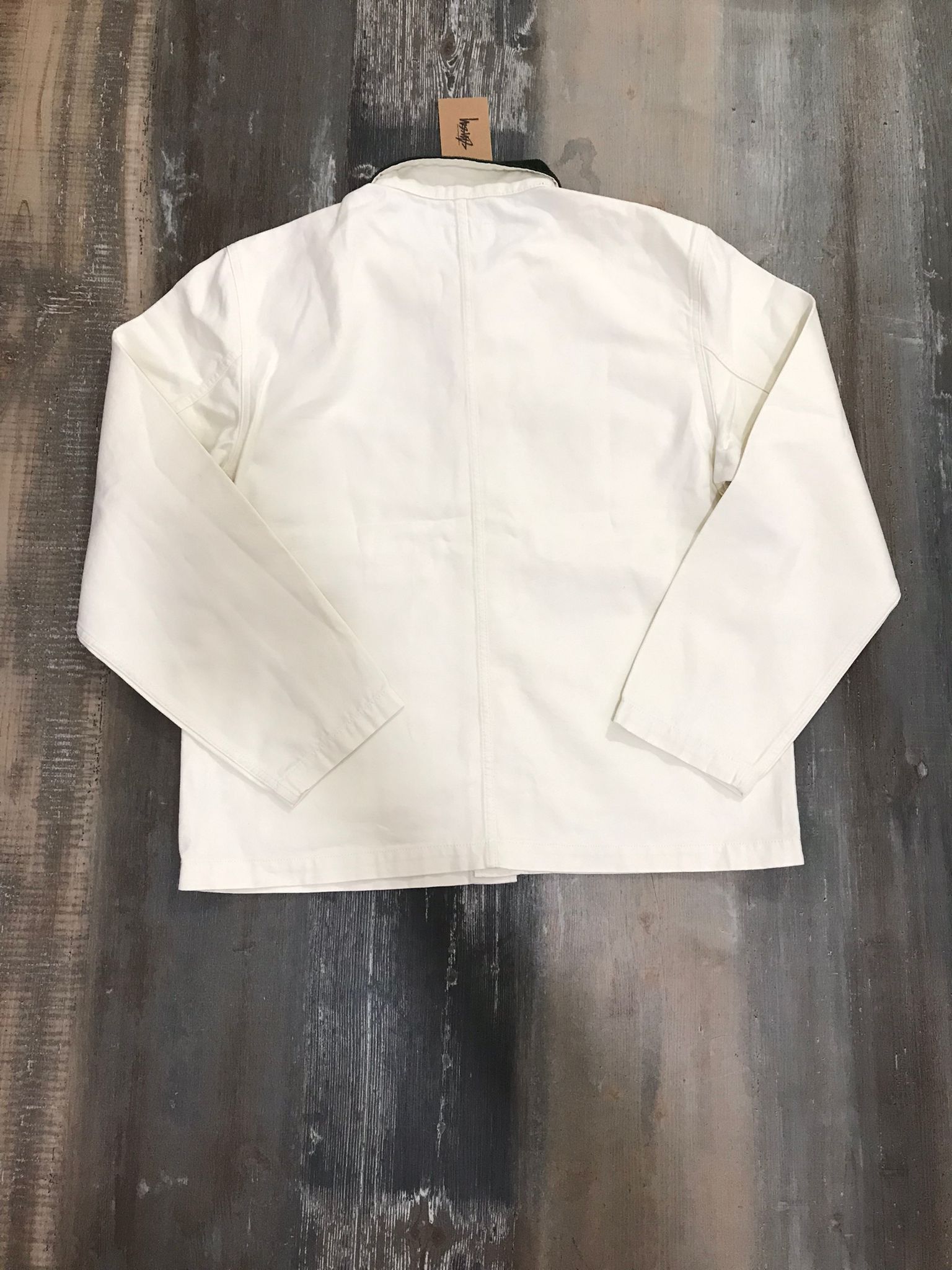 Stussy Stussy Cord Collar Canvas Chore Jacket Size US XL / EU 56 / 4 - 11 Thumbnail