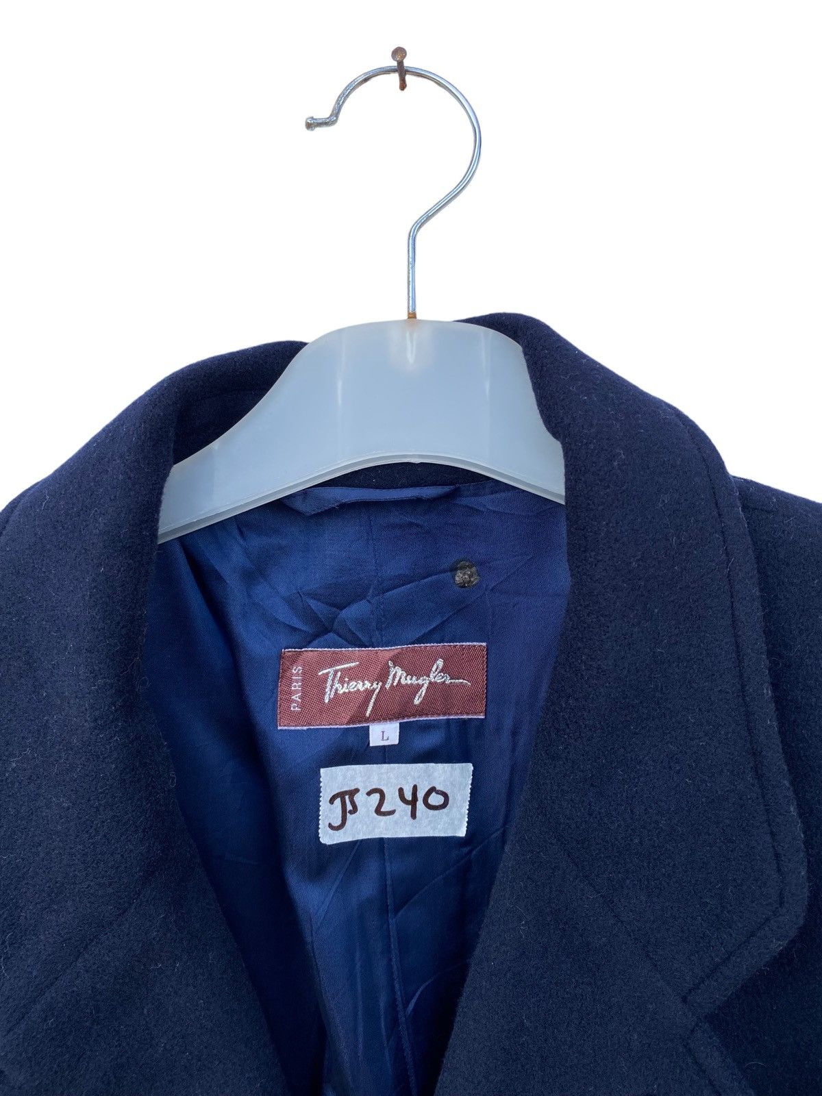 Mugler Vintage Thiery Mugler Wooly Overcoat Size US L / EU 52-54 / 3 - 3 Thumbnail