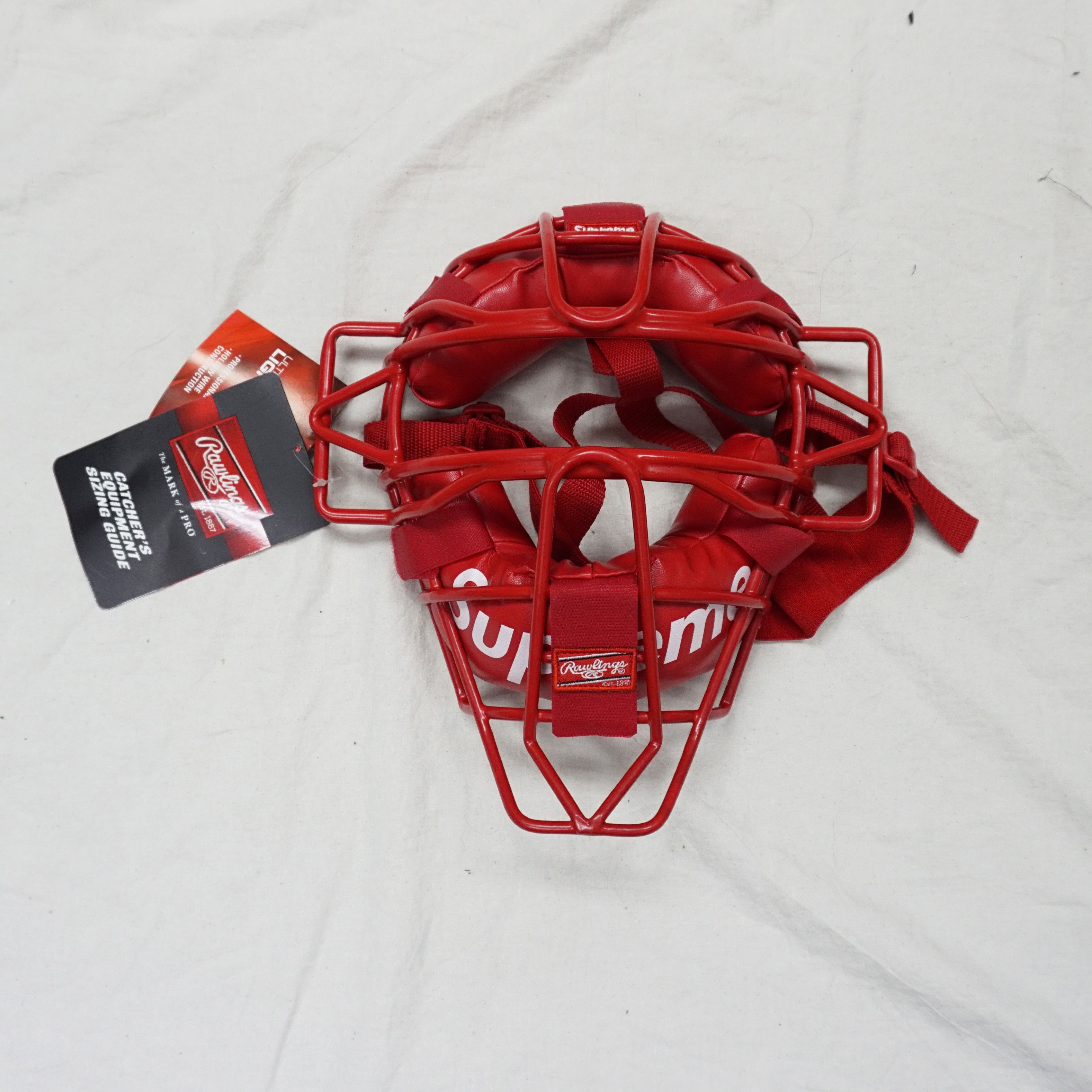 supreme Rawlings Catcher's Mask Red 未使用品】 Supreme × Rawlings