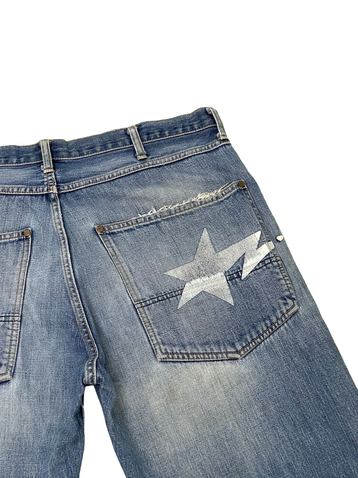 Bape Bapesta Denim Size US 36 / EU 52 - 9 Thumbnail