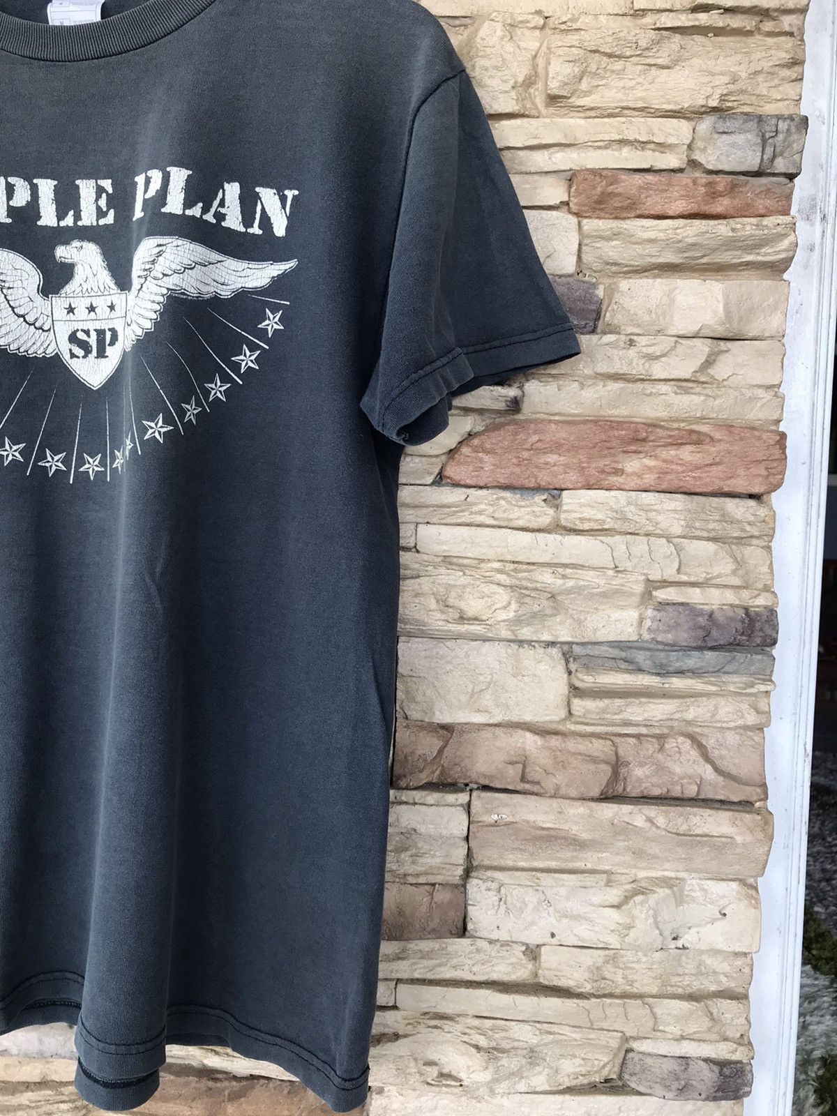Band Tees Vintage Simple Plan Distressed Tee nirvana metallica Size US M / EU 48-50 / 2 - 2 Thumbnail