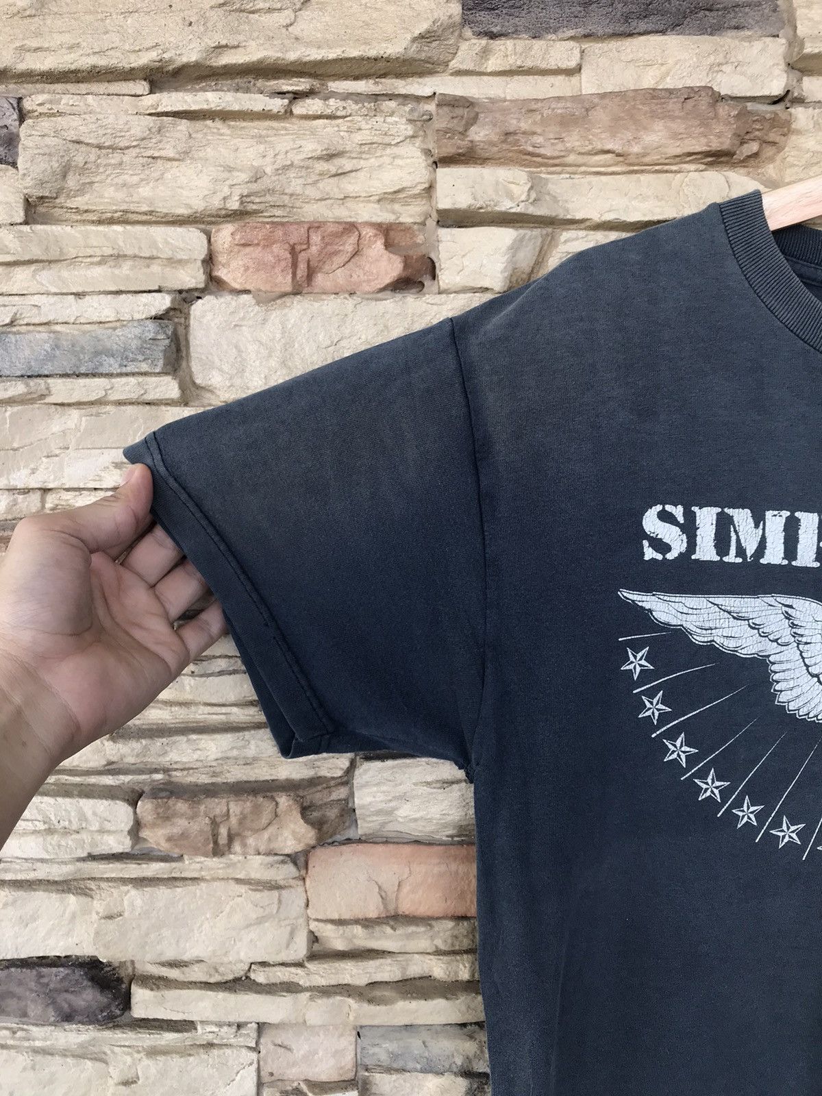 Band Tees Vintage Simple Plan Distressed Tee nirvana metallica Size US M / EU 48-50 / 2 - 4 Thumbnail