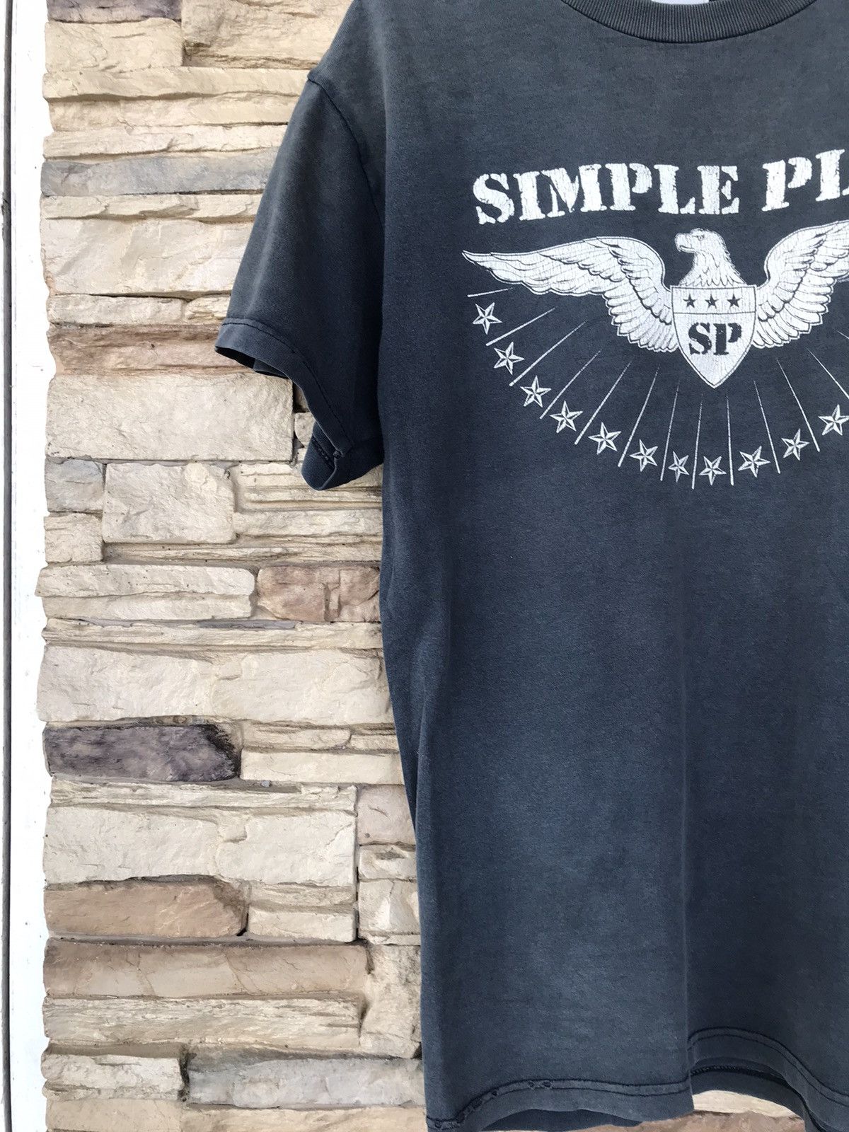 Band Tees Vintage Simple Plan Distressed Tee nirvana metallica Size US M / EU 48-50 / 2 - 3 Thumbnail