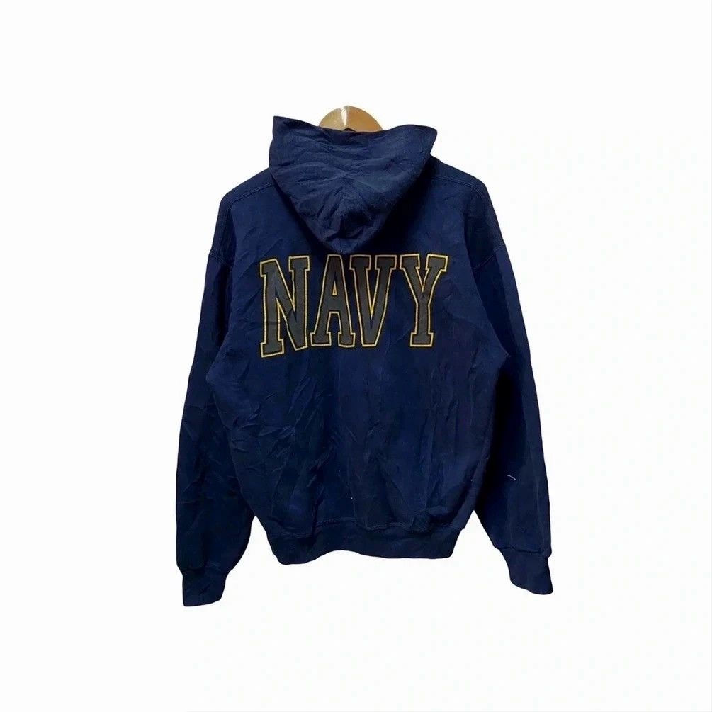 Japanese Brand × Vintage VINTAGE UNITED STATE NAVY HOODIE SWEATSHIRT Size US M / EU 48-50 / 2 - 3 Thumbnail