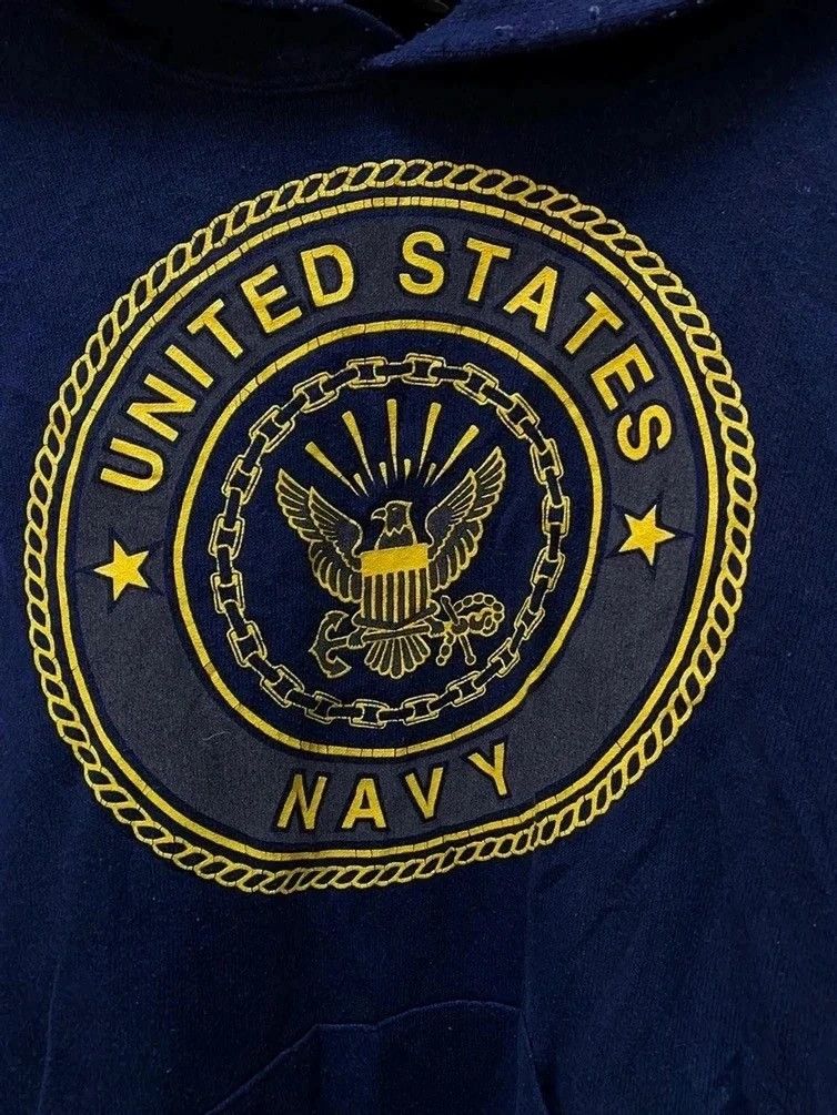 Japanese Brand × Vintage VINTAGE UNITED STATE NAVY HOODIE SWEATSHIRT Size US M / EU 48-50 / 2 - 5 Thumbnail