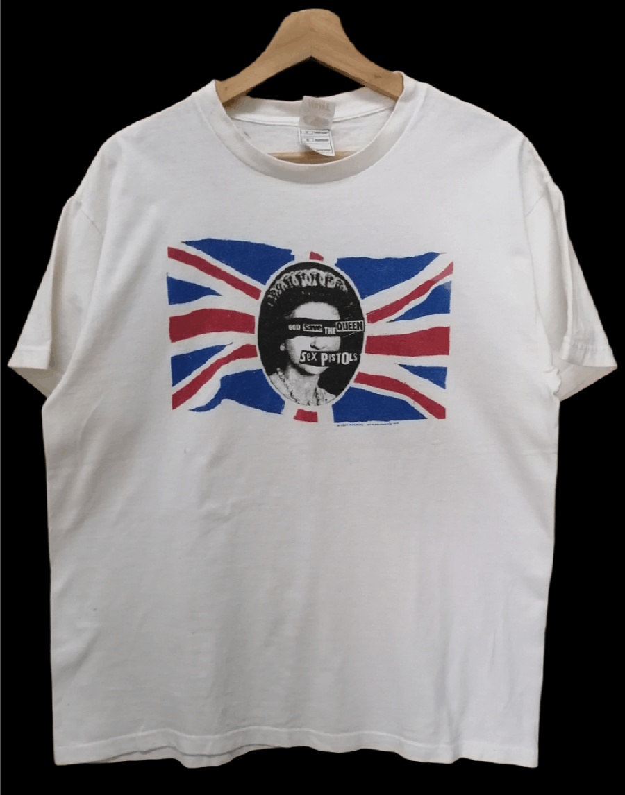 Band Tees Vintage SEX PISTOLS God Save The Queen Tee Size US L / EU 52-54 / 3 - 1 Thumbnail