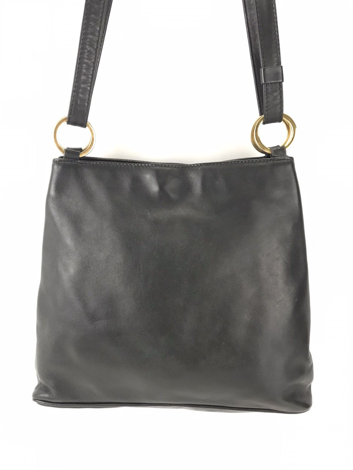 Paloma Picasso ❌Last Drop❌ Auth Paloma Picasso Black Leather Shoulderbag Size ONE SIZE - 11 Thumbnail