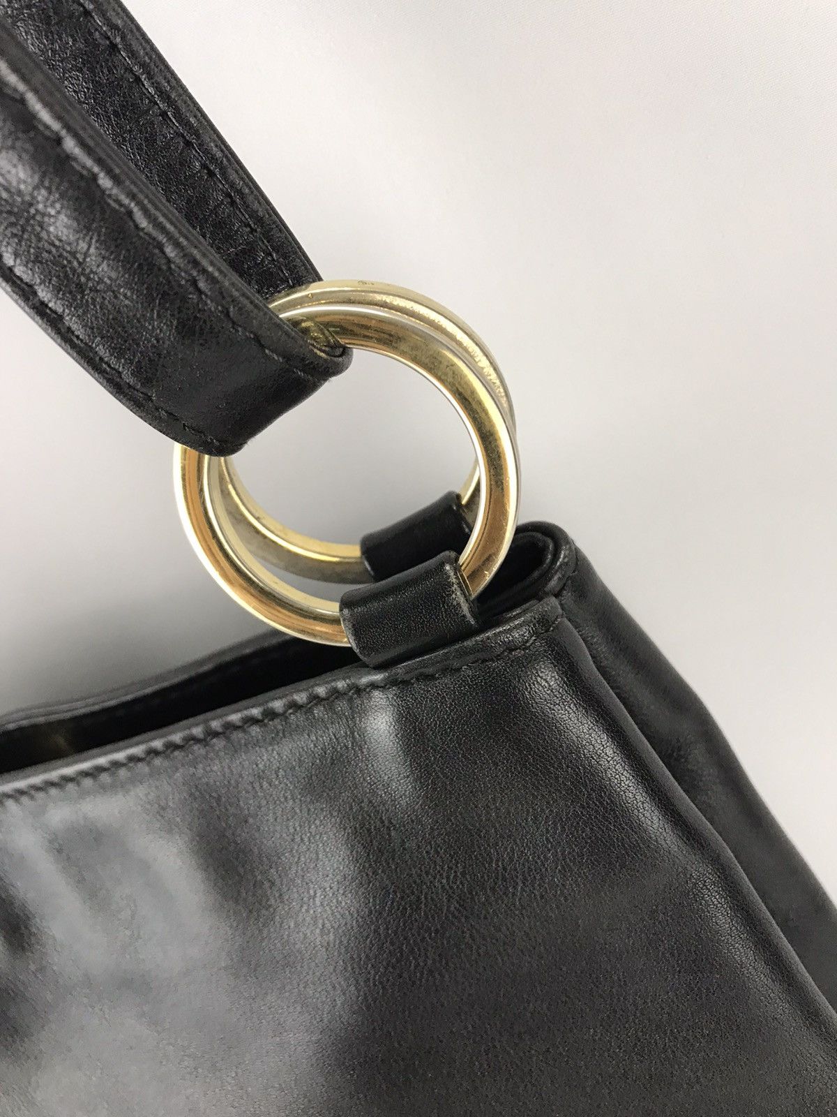 Paloma Picasso ❌Last Drop❌ Auth Paloma Picasso Black Leather Shoulderbag Size ONE SIZE - 3 Thumbnail
