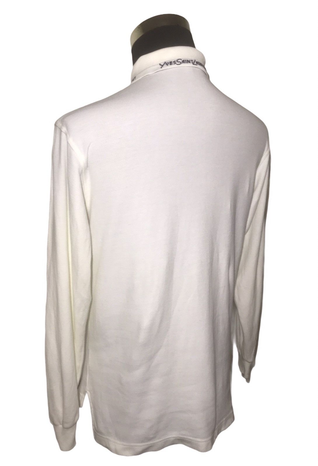 Designer Yves Saint Laurent Collar Spellout Embroidery Wording Shirt Size US M / EU 48-50 / 2 - 11 Thumbnail