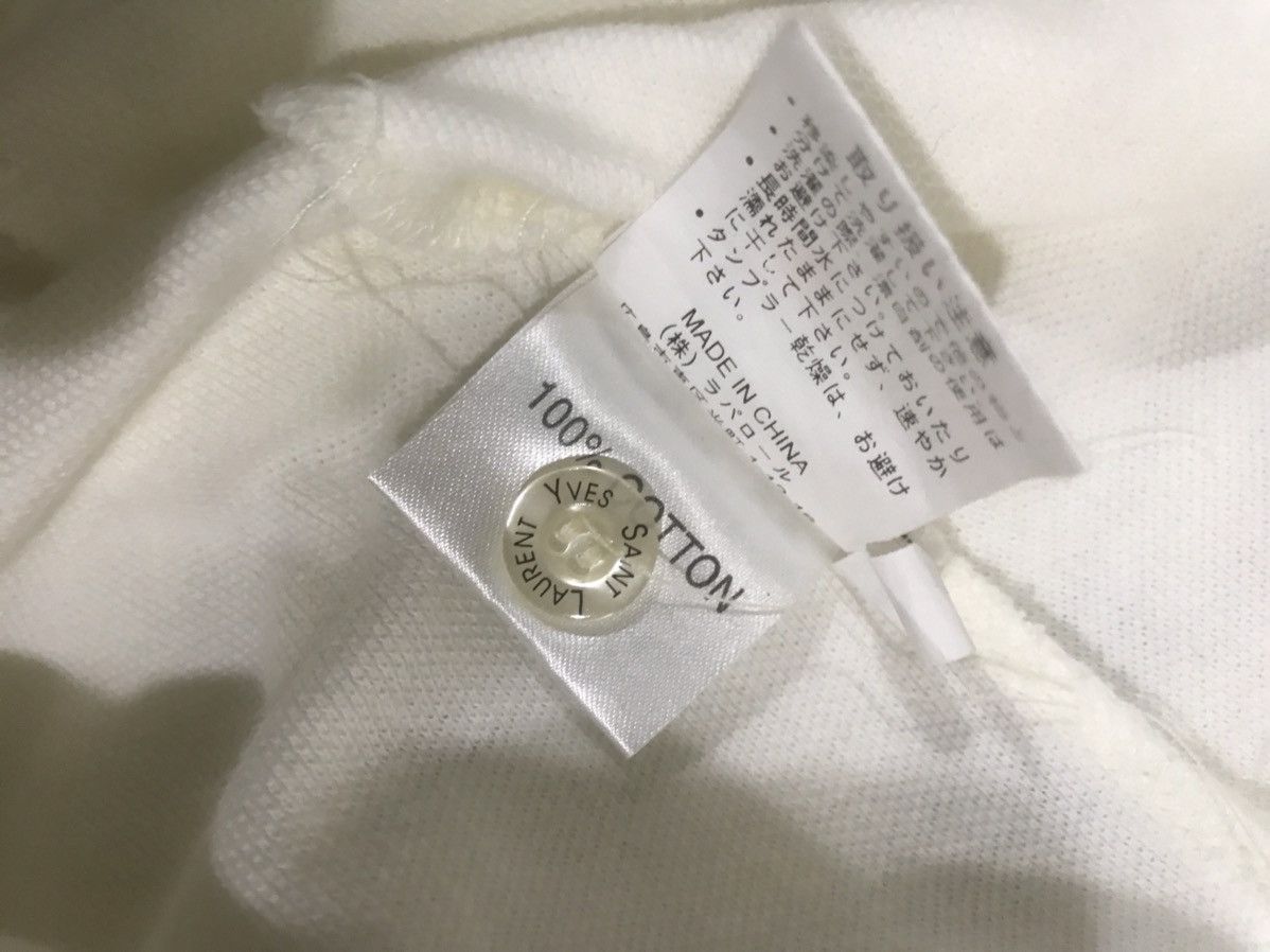 Designer Yves Saint Laurent Collar Spellout Embroidery Wording Shirt Size US M / EU 48-50 / 2 - 15 Thumbnail
