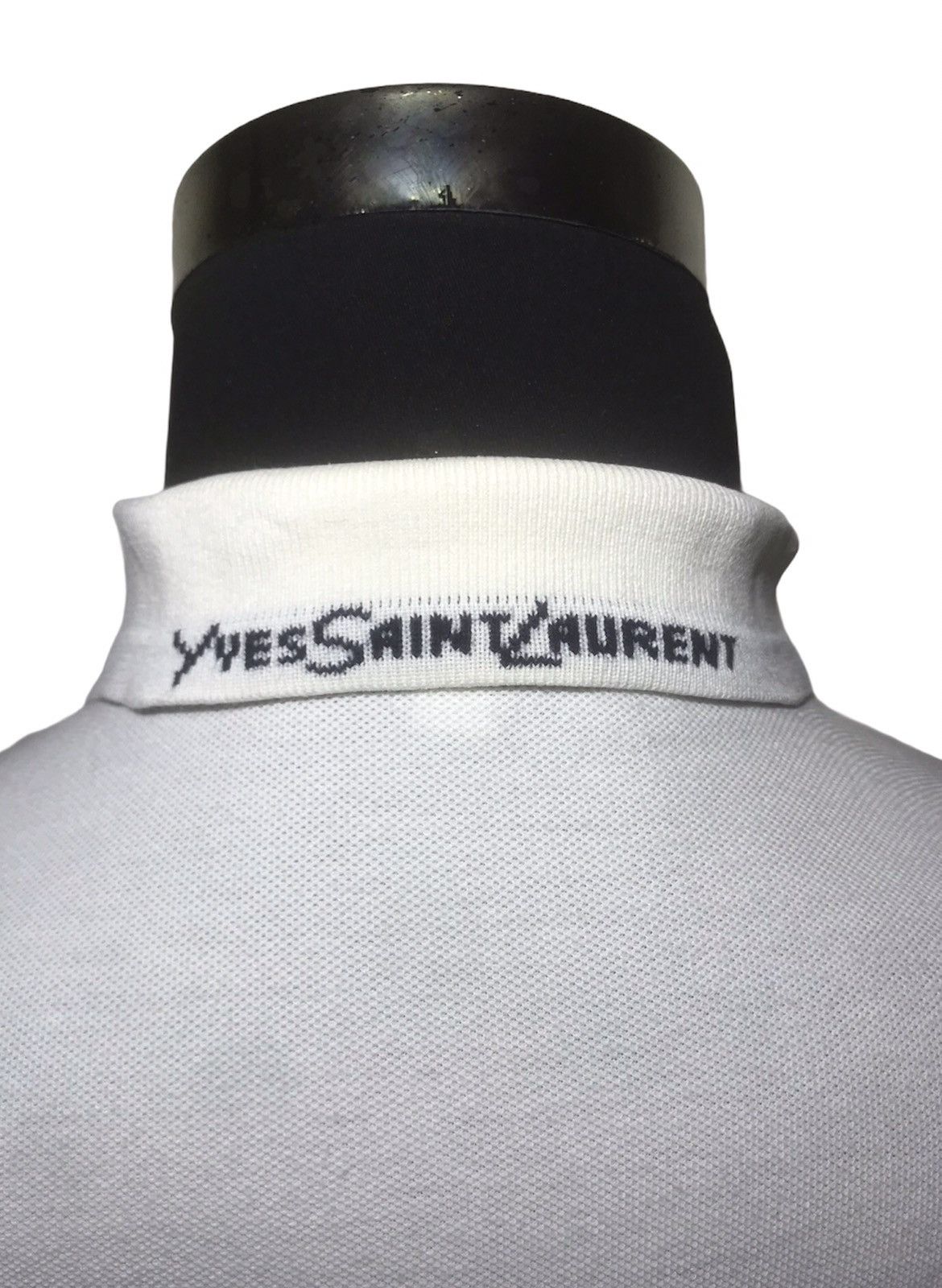 Designer Yves Saint Laurent Collar Spellout Embroidery Wording Shirt Size US M / EU 48-50 / 2 - 10 Thumbnail