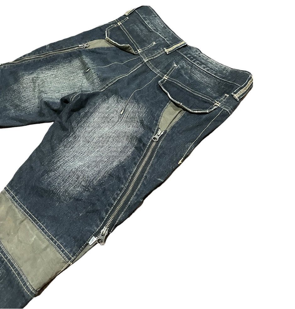 Japanese Brand PPFM Punk Seditionaries Zipper Stone Wash Jeans Size US 34 / EU 50 - 14 Thumbnail