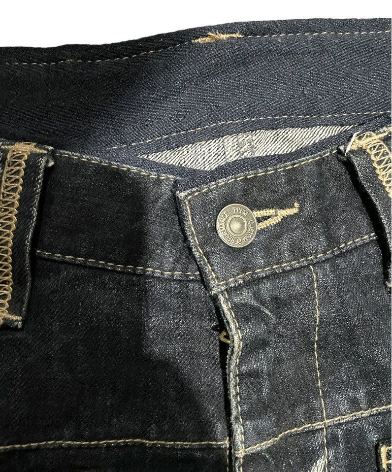 Japanese Brand PPFM Punk Seditionaries Zipper Stone Wash Jeans Size US 34 / EU 50 - 5 Thumbnail