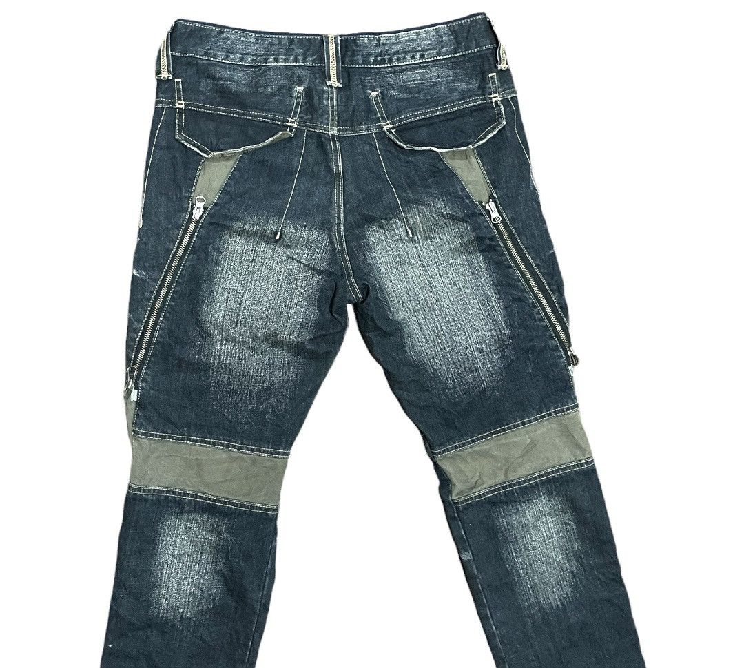 Japanese Brand PPFM Punk Seditionaries Zipper Stone Wash Jeans Size US 34 / EU 50 - 12 Thumbnail