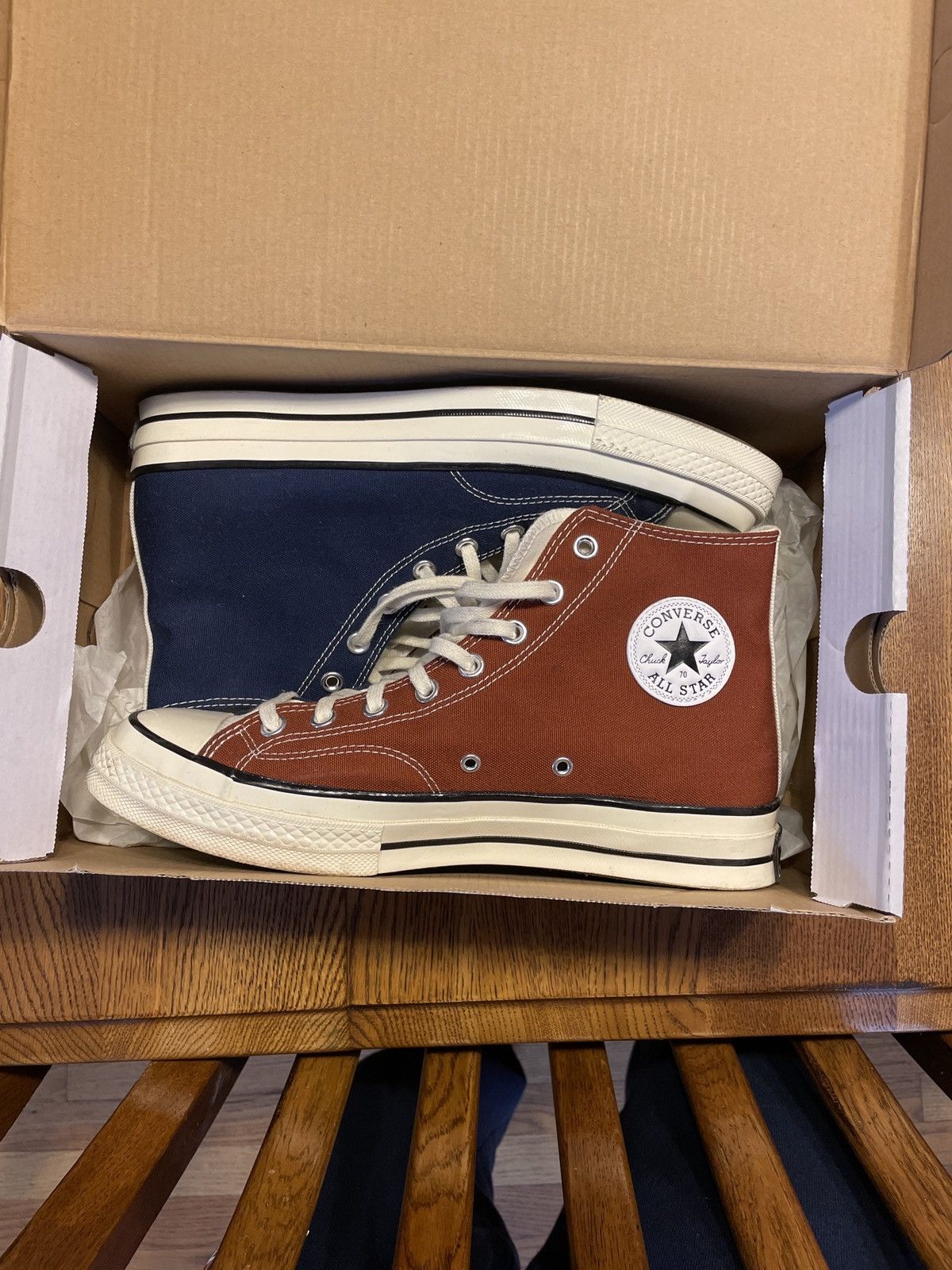 Converse Converse Split Tone Blue Brown SZ10 Men’s Size US 10 / EU 43 - 1 Thumbnail