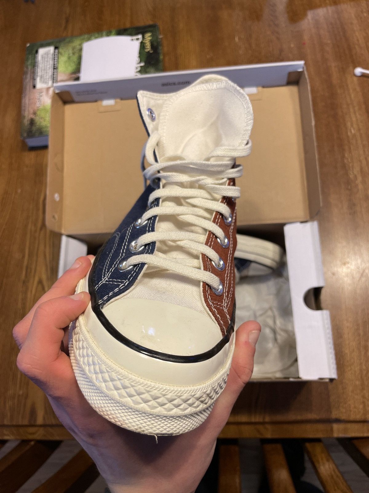 Converse Converse Split Tone Blue Brown SZ10 Men’s Size US 10 / EU 43 - 2 Thumbnail