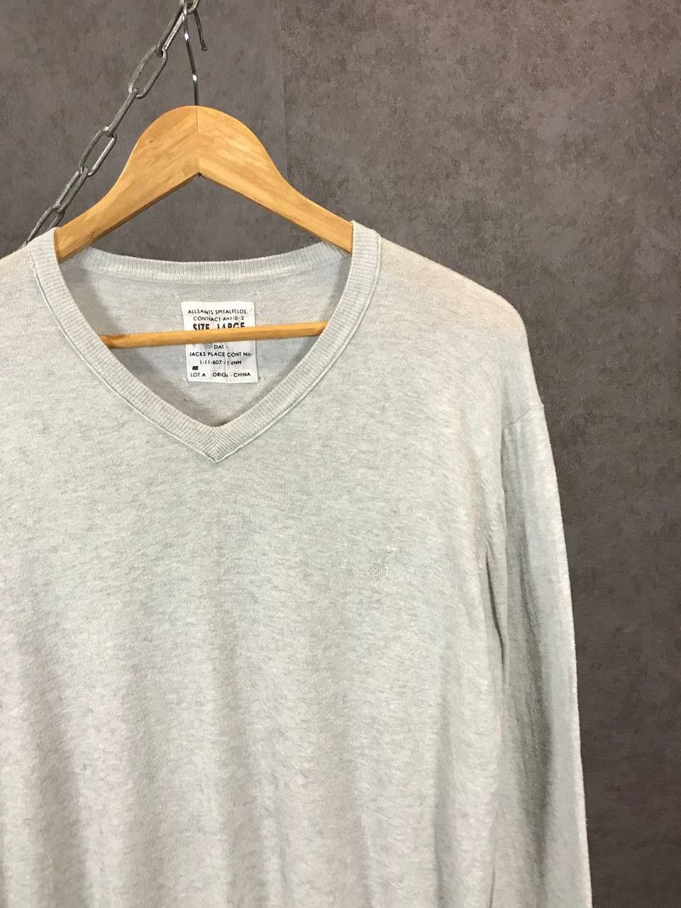 Allsaints Allsaints vintage v neck sweater Size US L / EU 52-54 / 3 - 2 Thumbnail