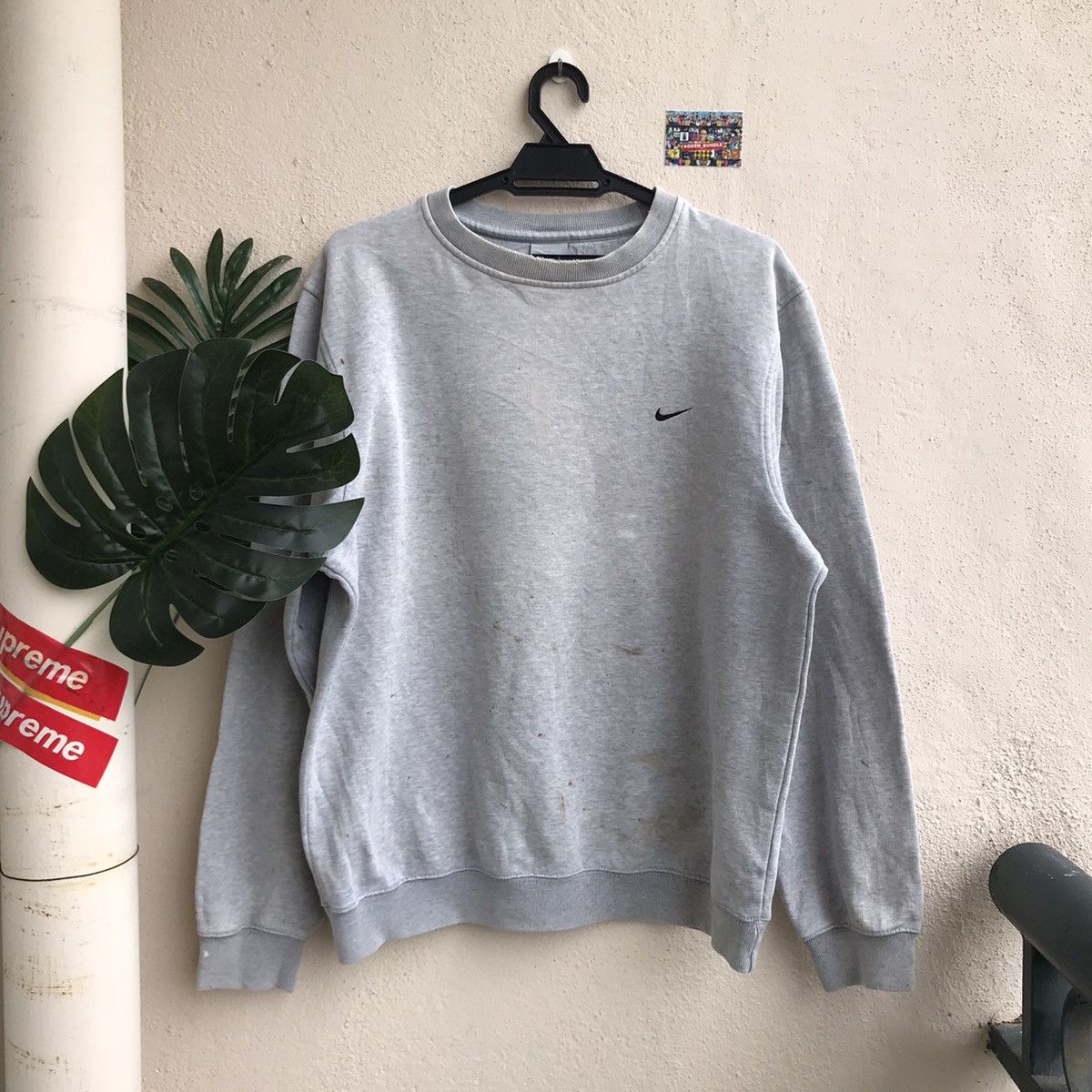 Nike × Vintage Vintage Nike Swoosh Distressed Size US M / EU 48-50 / 2 - 1 Thumbnail