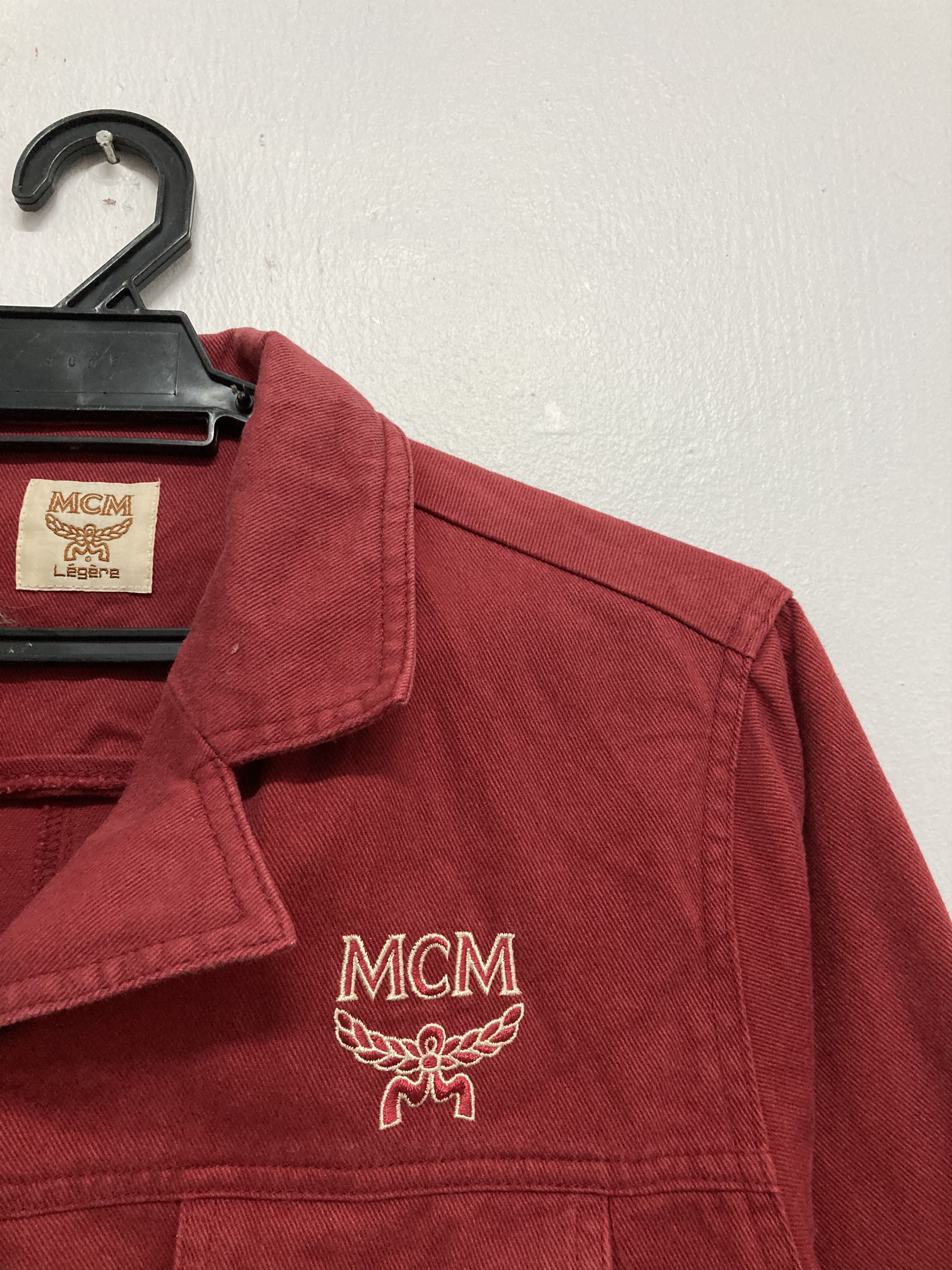 MCM MCM Denim Jacket Truckle Size L / US 10 / IT 46 - 4 Thumbnail