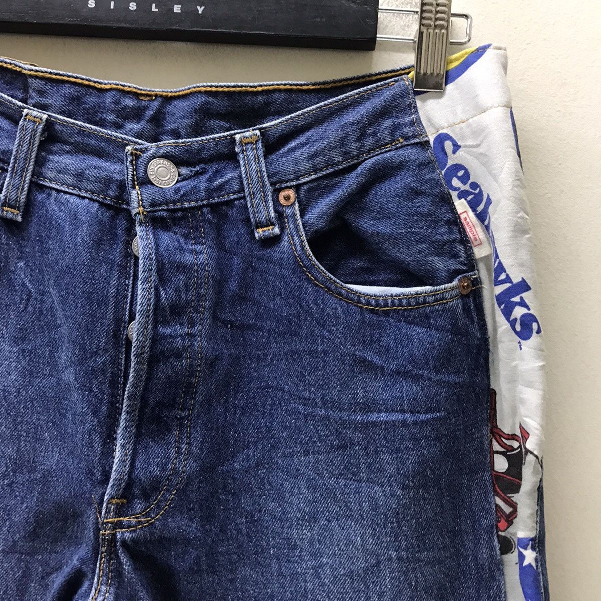 Levi's SAMPLE Vintage Levis 501 Needles Rebuild Jeans Size US 32 / EU 48 - 6 Thumbnail
