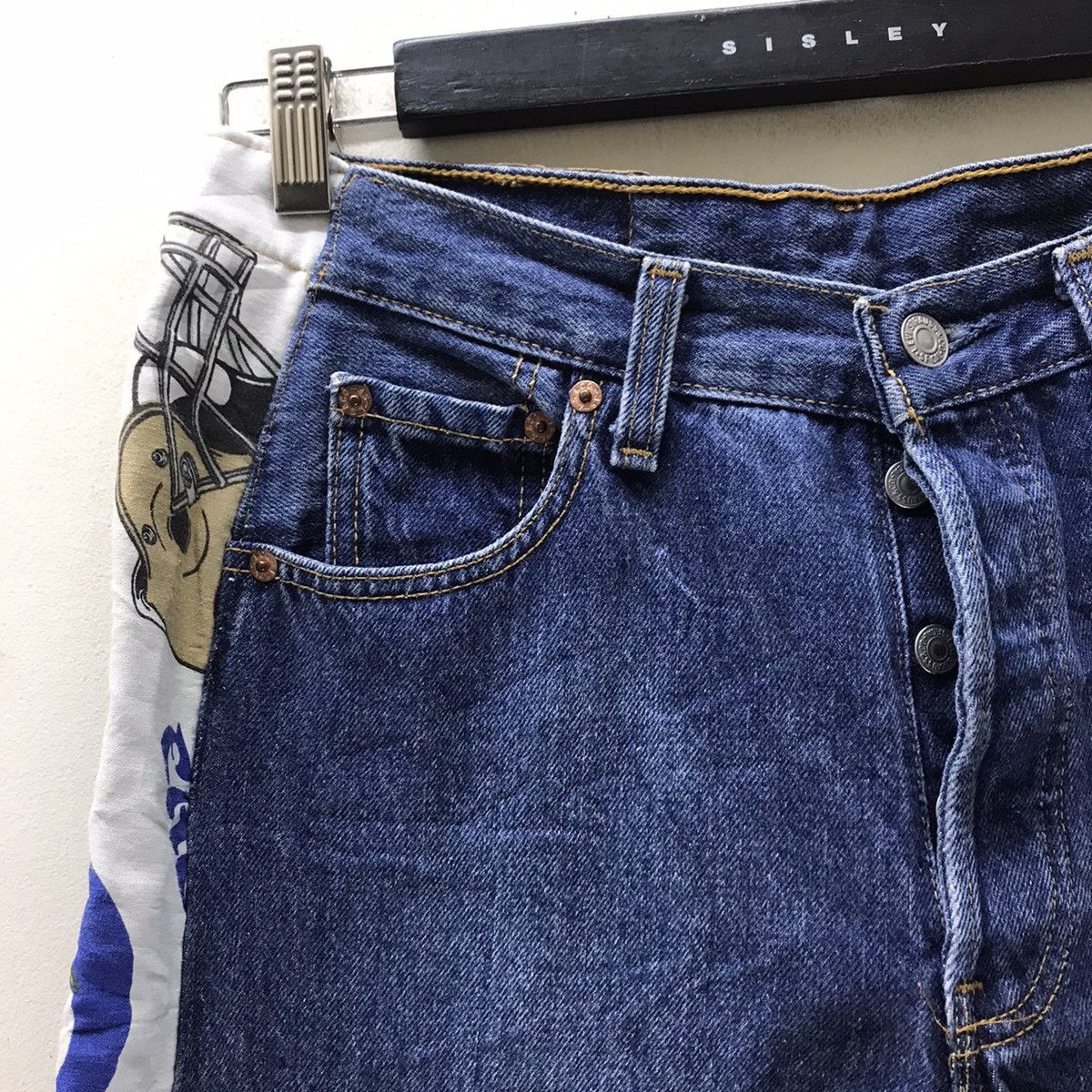 Levi's SAMPLE Vintage Levis 501 Needles Rebuild Jeans Size US 32 / EU 48 - 5 Thumbnail