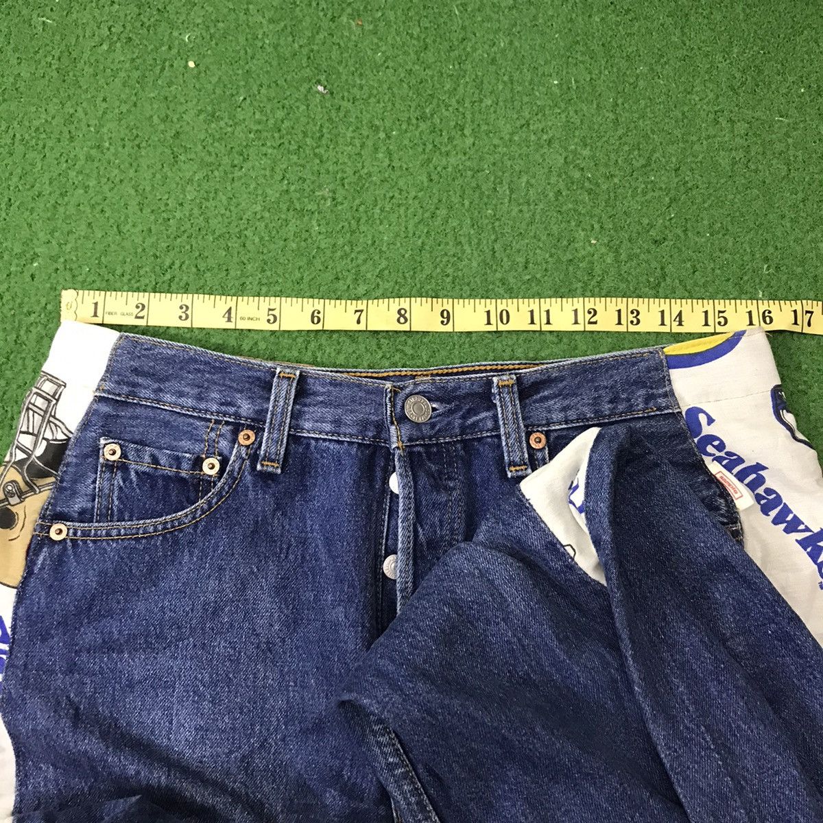 Levi's SAMPLE Vintage Levis 501 Needles Rebuild Jeans Size US 32 / EU 48 - 22 Thumbnail