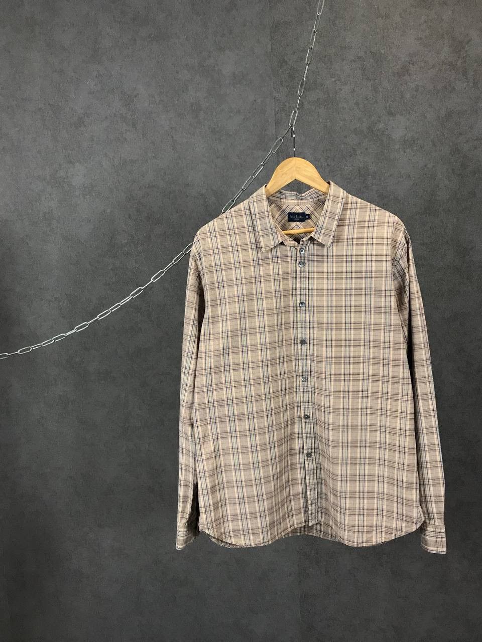 Designer Paul Smith designer flannel shirt Size US XL / EU 56 / 4 - 1 Thumbnail