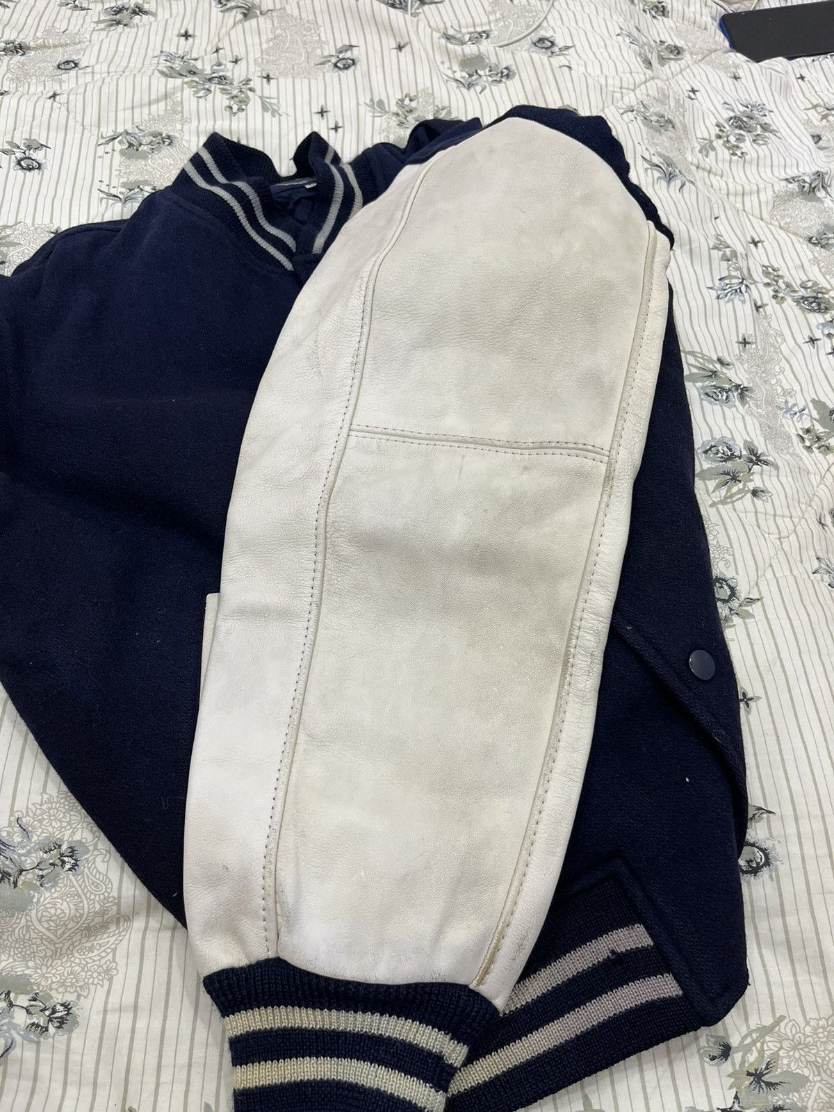Japanese Brand L. WAYOUT LEATHER VARSITY HYPEBEAST JACKET Size US L / EU 52-54 / 3 - 12 Thumbnail
