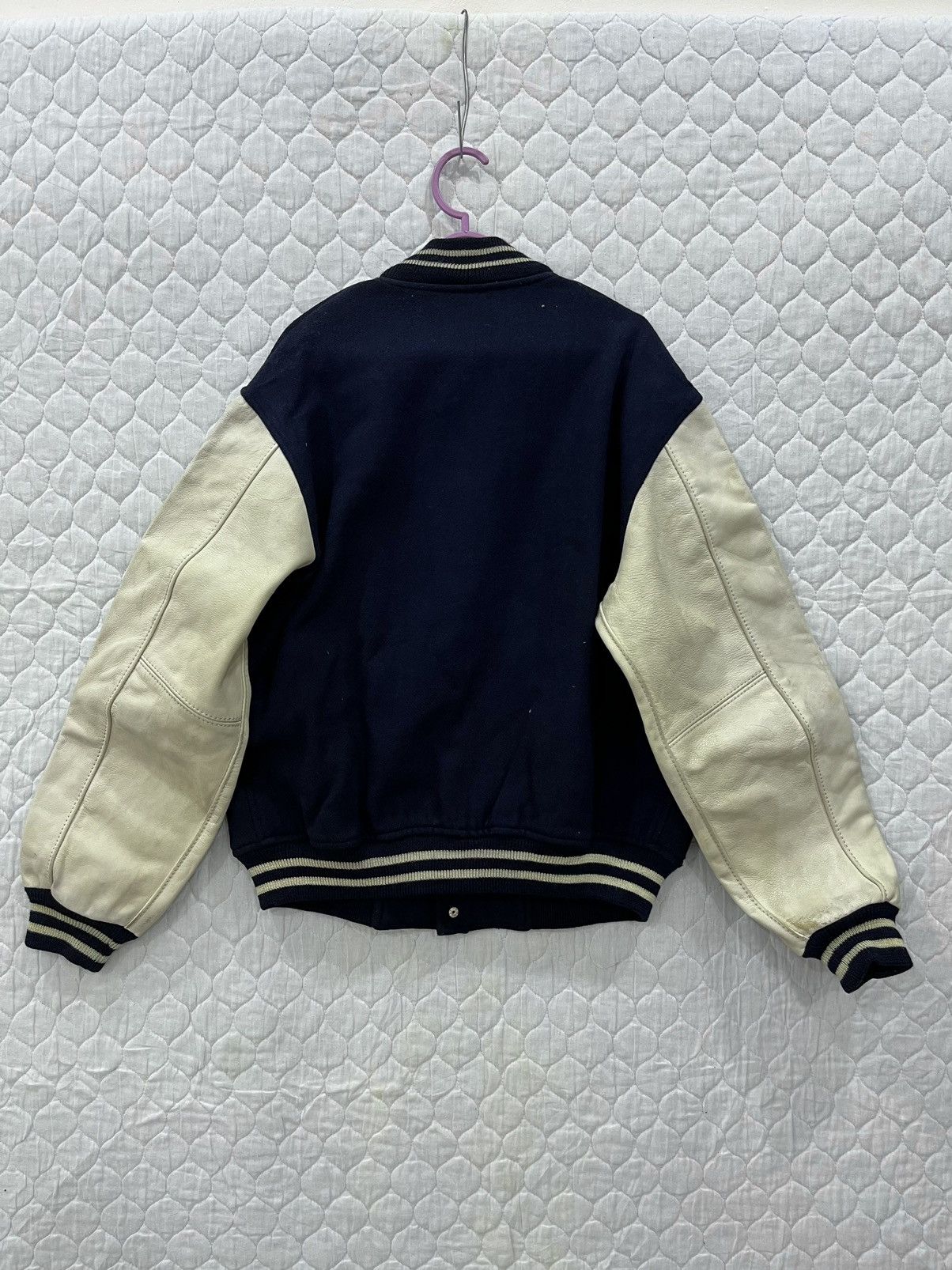 Japanese Brand L. WAYOUT LEATHER VARSITY HYPEBEAST JACKET Size US L / EU 52-54 / 3 - 6 Thumbnail