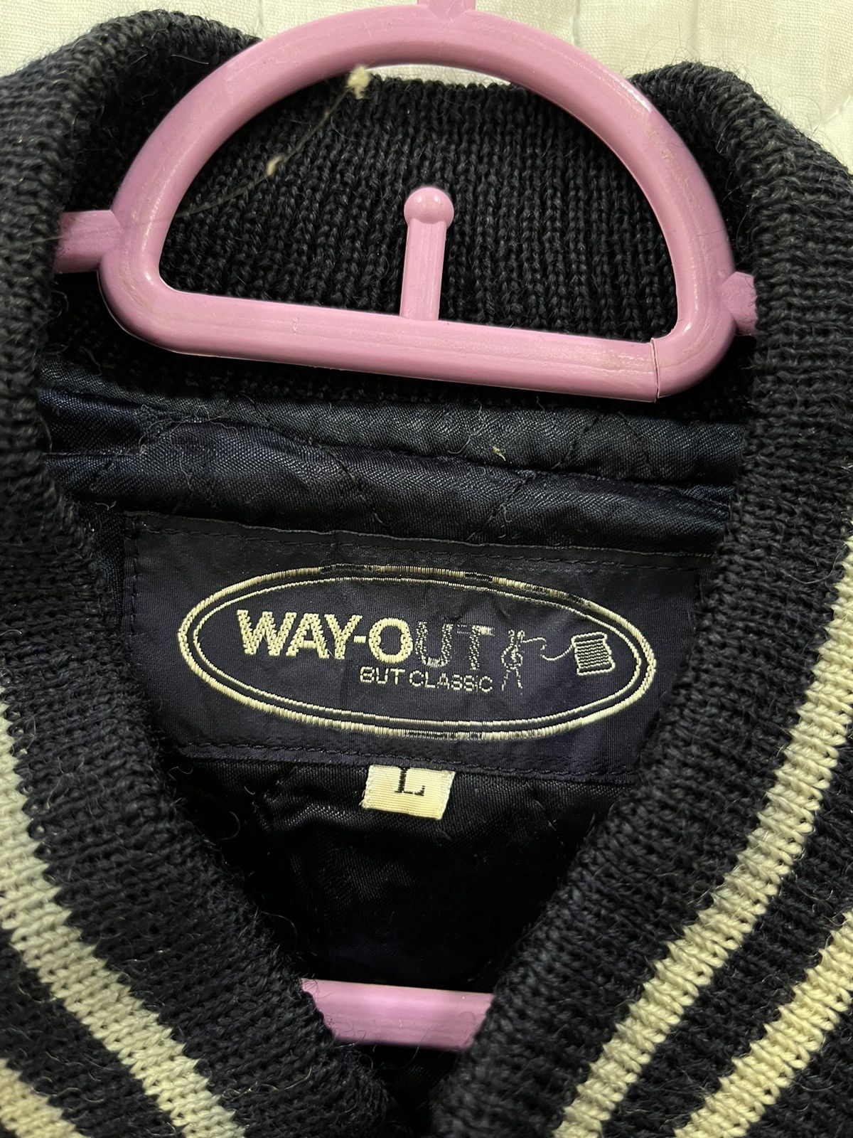 Japanese Brand L. WAYOUT LEATHER VARSITY HYPEBEAST JACKET Size US L / EU 52-54 / 3 - 4 Thumbnail