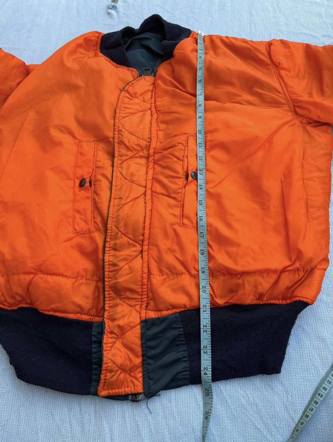 Alpha Industries (A94). VINTAGE ALPHA INDUSTRIES RIVERSILBLE BOMBER JACKET Size US M / EU 48-50 / 2 - 12 Thumbnail