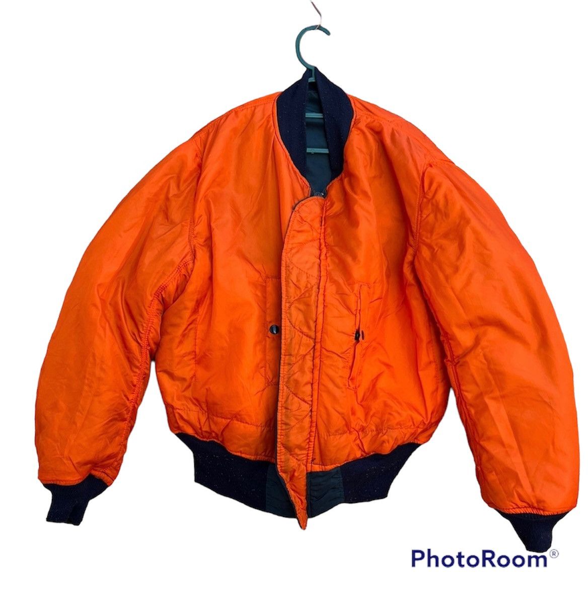 Alpha Industries (A94). VINTAGE ALPHA INDUSTRIES RIVERSILBLE BOMBER JACKET Size US M / EU 48-50 / 2 - 2 Thumbnail