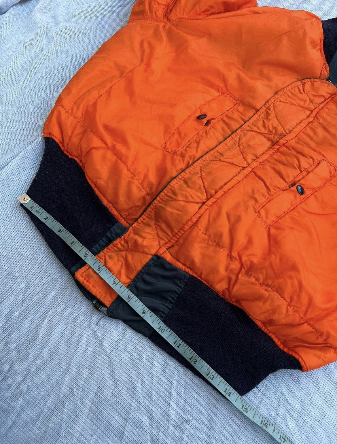 Alpha Industries (A94). VINTAGE ALPHA INDUSTRIES RIVERSILBLE BOMBER JACKET Size US M / EU 48-50 / 2 - 11 Thumbnail
