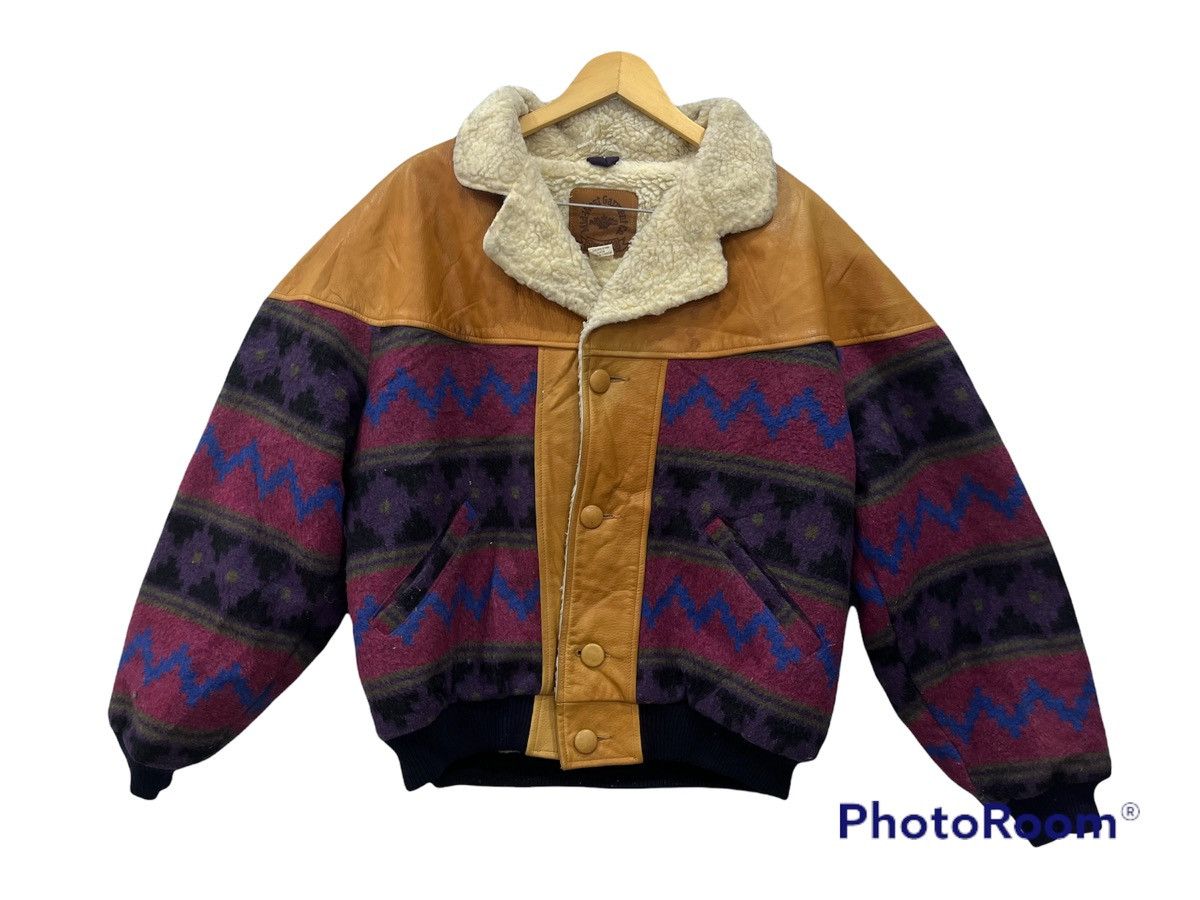 Canada West B9. VINTAGE MID WEST GARMENT CO MULTICOLOUR HYPEBEAST JACKET Size US L / EU 52-54 / 3 - 1 Thumbnail