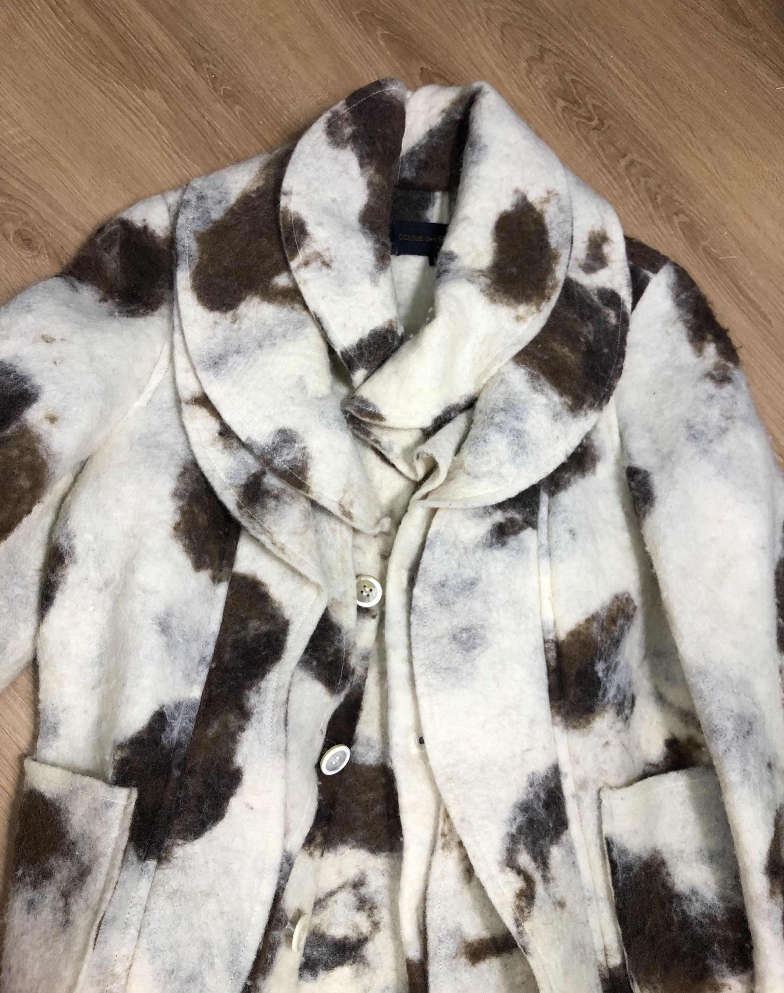 Comme des Garcons HOLYGRAIL🔥CDG FW1995 “SWEETER THAN SWEET” RUNWAY WOOL COAT Size S / US 4 / IT 40 - 18 Thumbnail