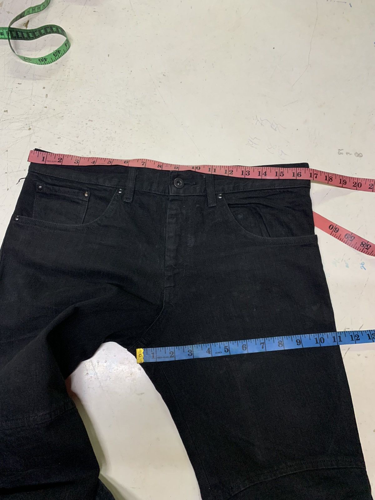 Designer Japanese brand jeans Size US 33 - 24 Thumbnail