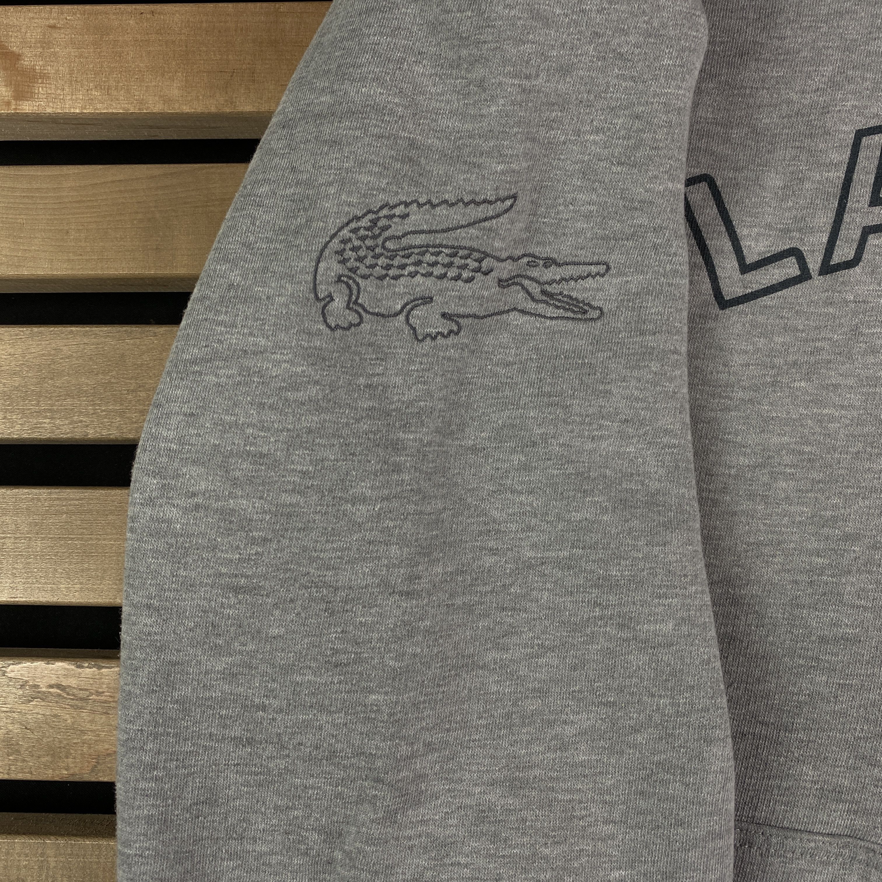 Lacoste × Vintage Mens Hoodies Full Zip Lacoste Big Print Vintage Size XXL Size US XXL / EU 58 / 5 - 6 Thumbnail