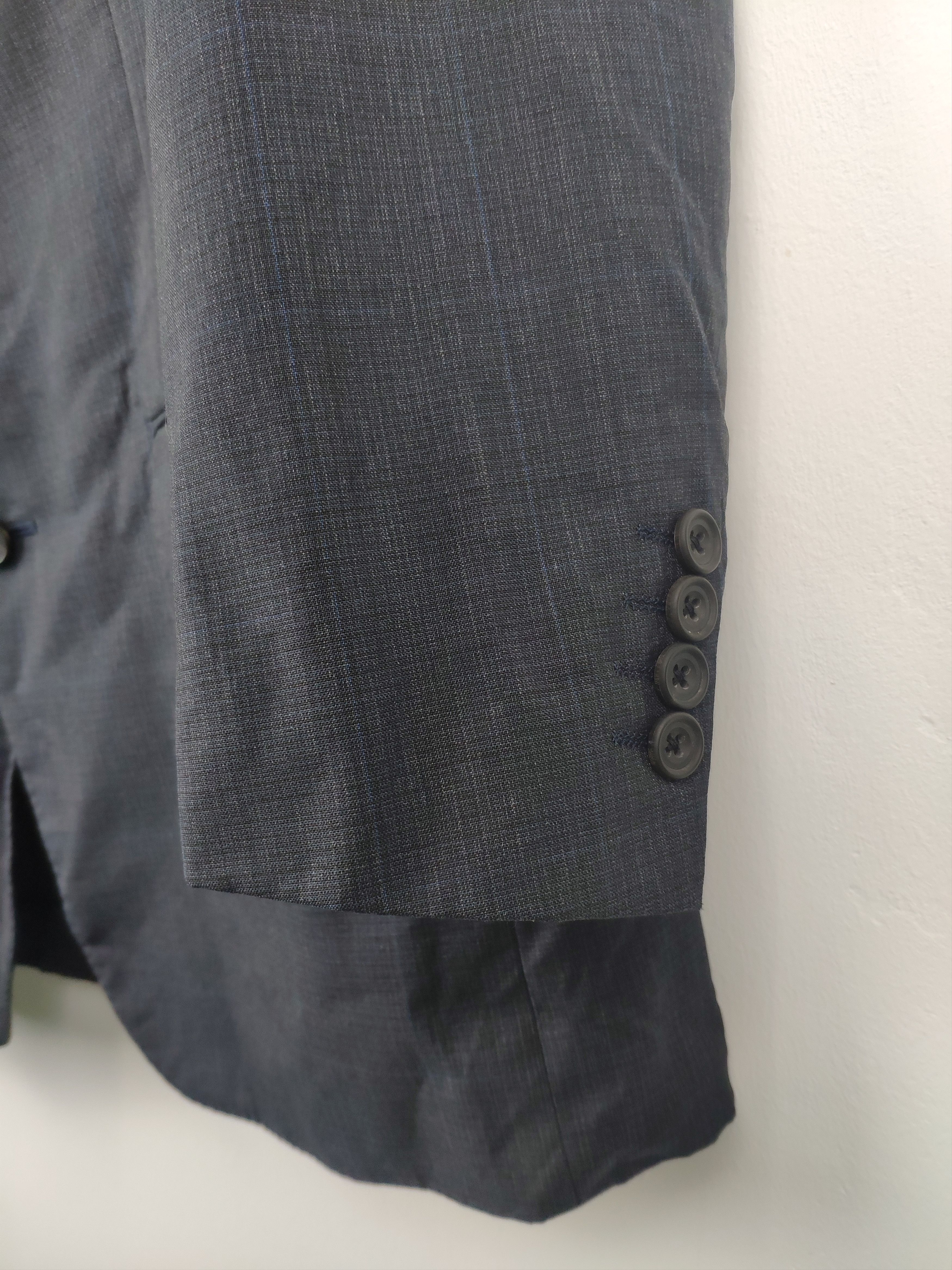 Burberry × Vintage Steal 💥 Vintage Burberry Wool Blazer Coat Jacket Size US M / EU 48-50 / 2 - 2 Thumbnail