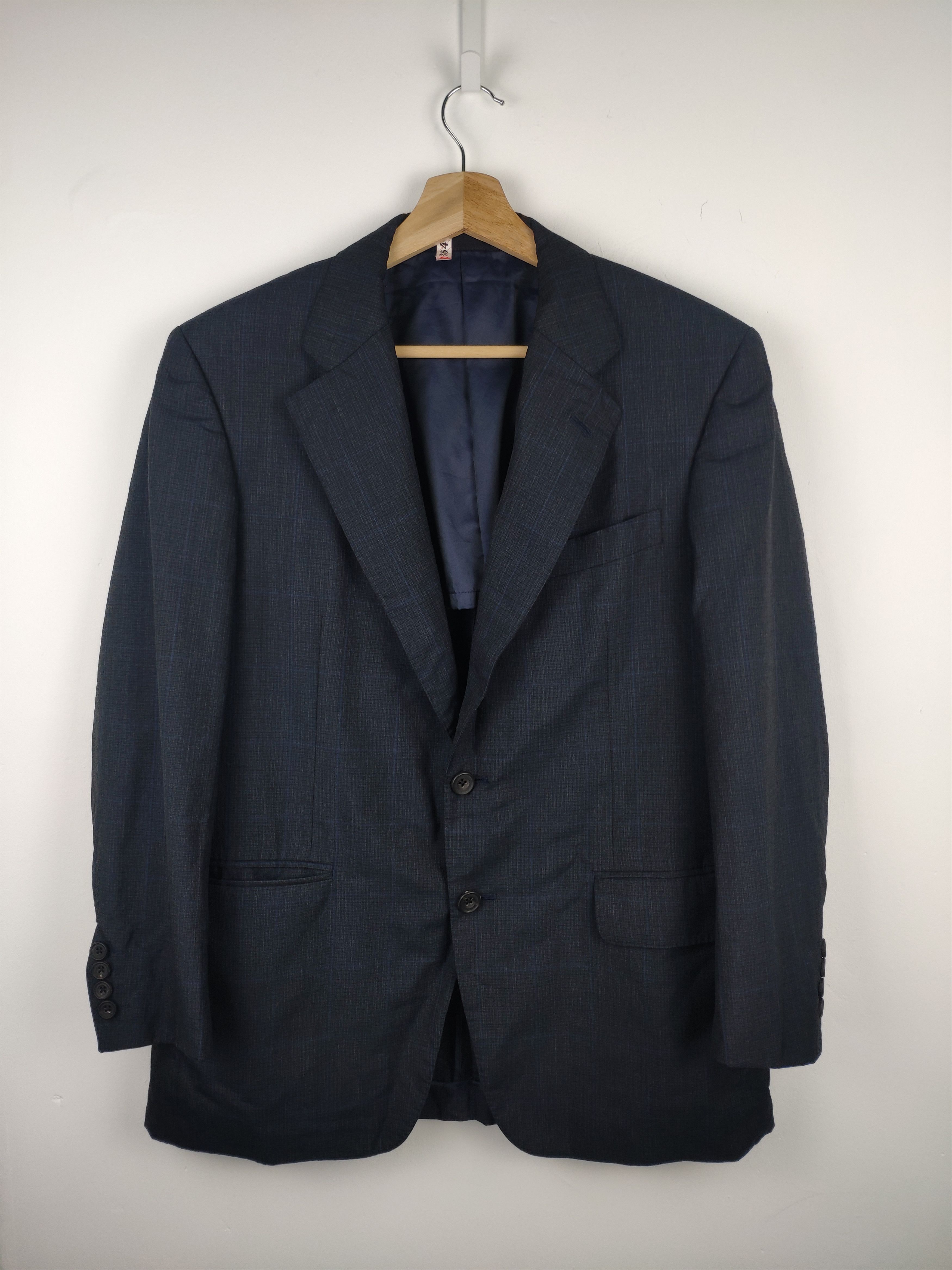 Burberry × Vintage Steal 💥 Vintage Burberry Wool Blazer Coat Jacket Size US M / EU 48-50 / 2 - 1 Thumbnail