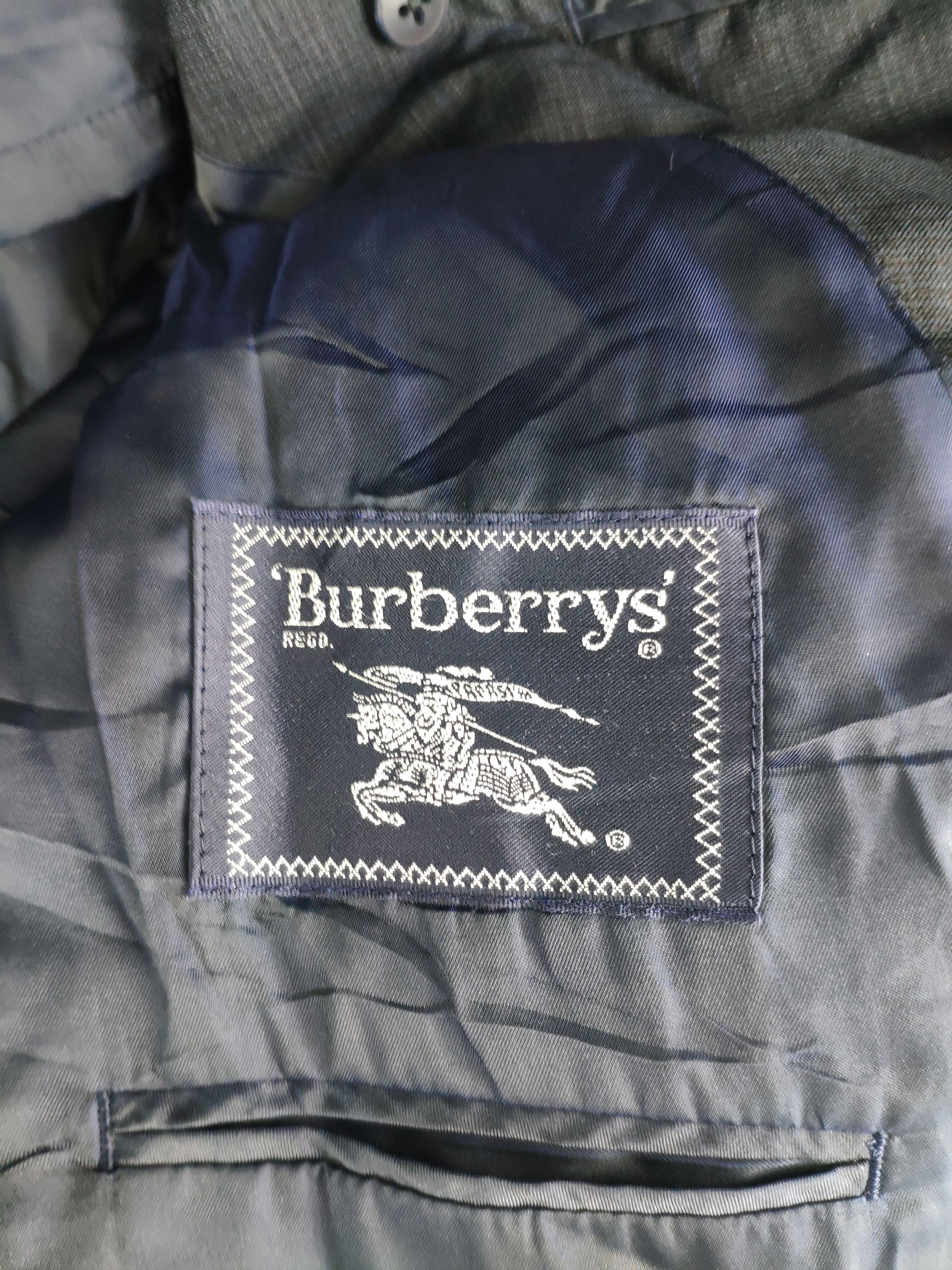Burberry × Vintage Steal 💥 Vintage Burberry Wool Blazer Coat Jacket Size US M / EU 48-50 / 2 - 3 Thumbnail